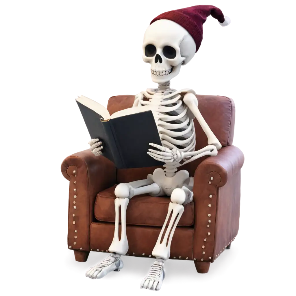 a skeleton read book