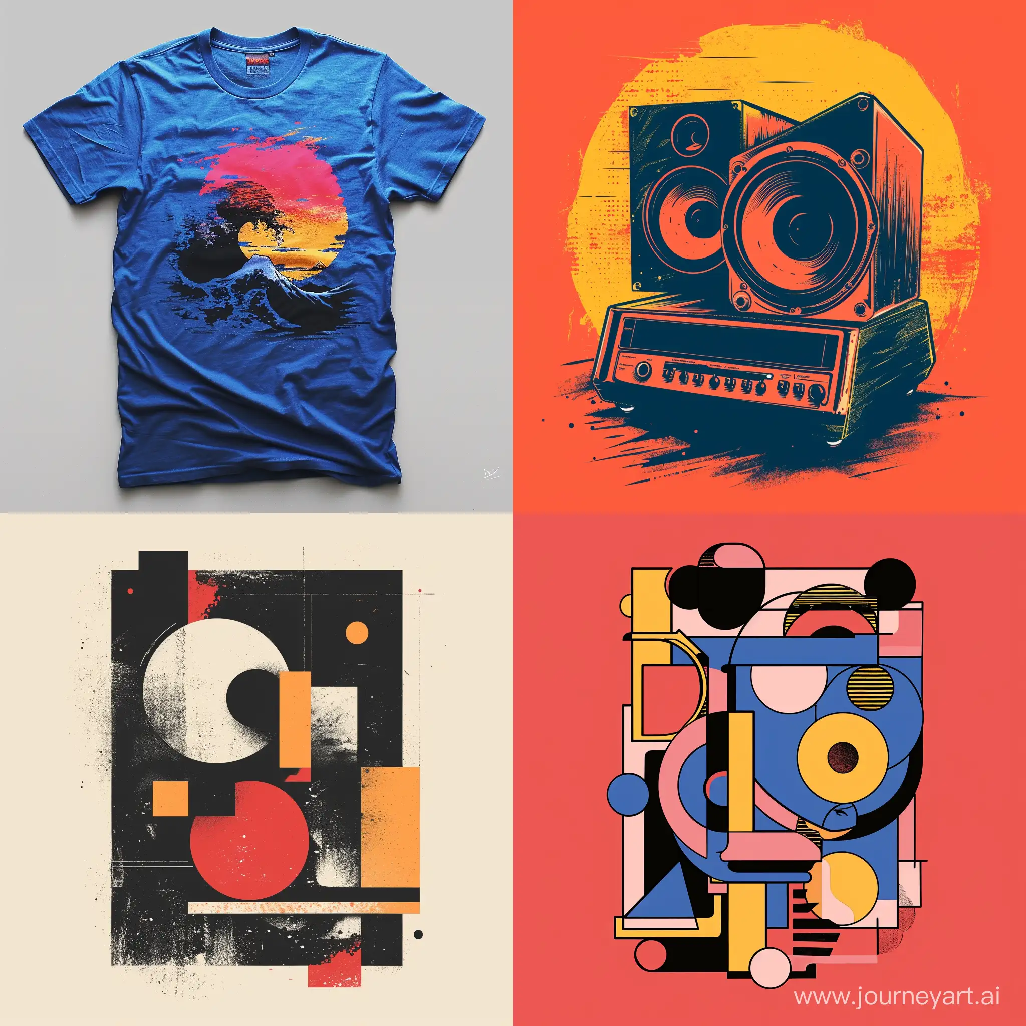 Colorful-2000s-Tshirt-Design-Featuring-Vibrant-Patterns-and-Graphics