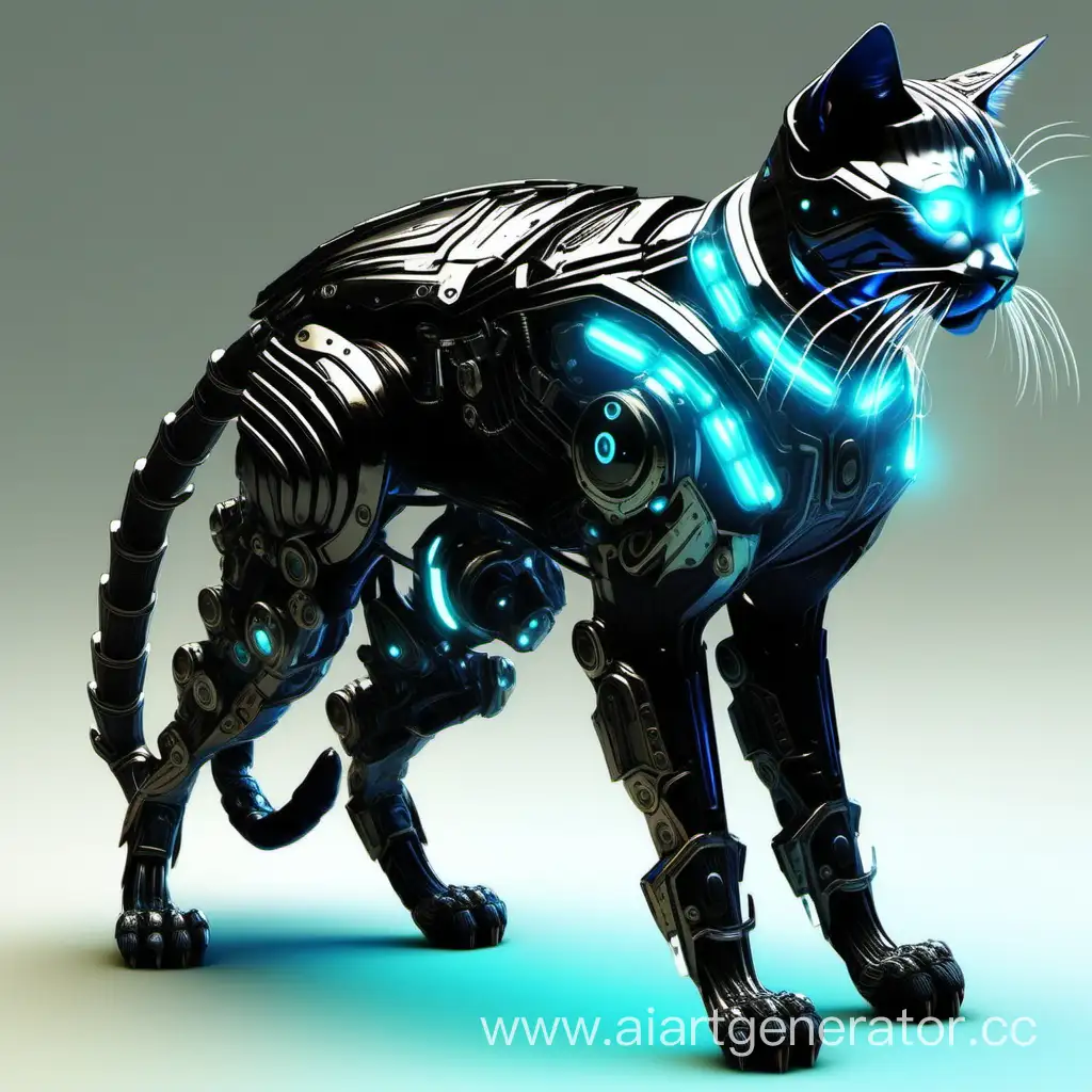Futuristic-Cyberpunk-Cat-with-LEDIlluminated-Armor-and-Enhanced-Cybernetic-Features
