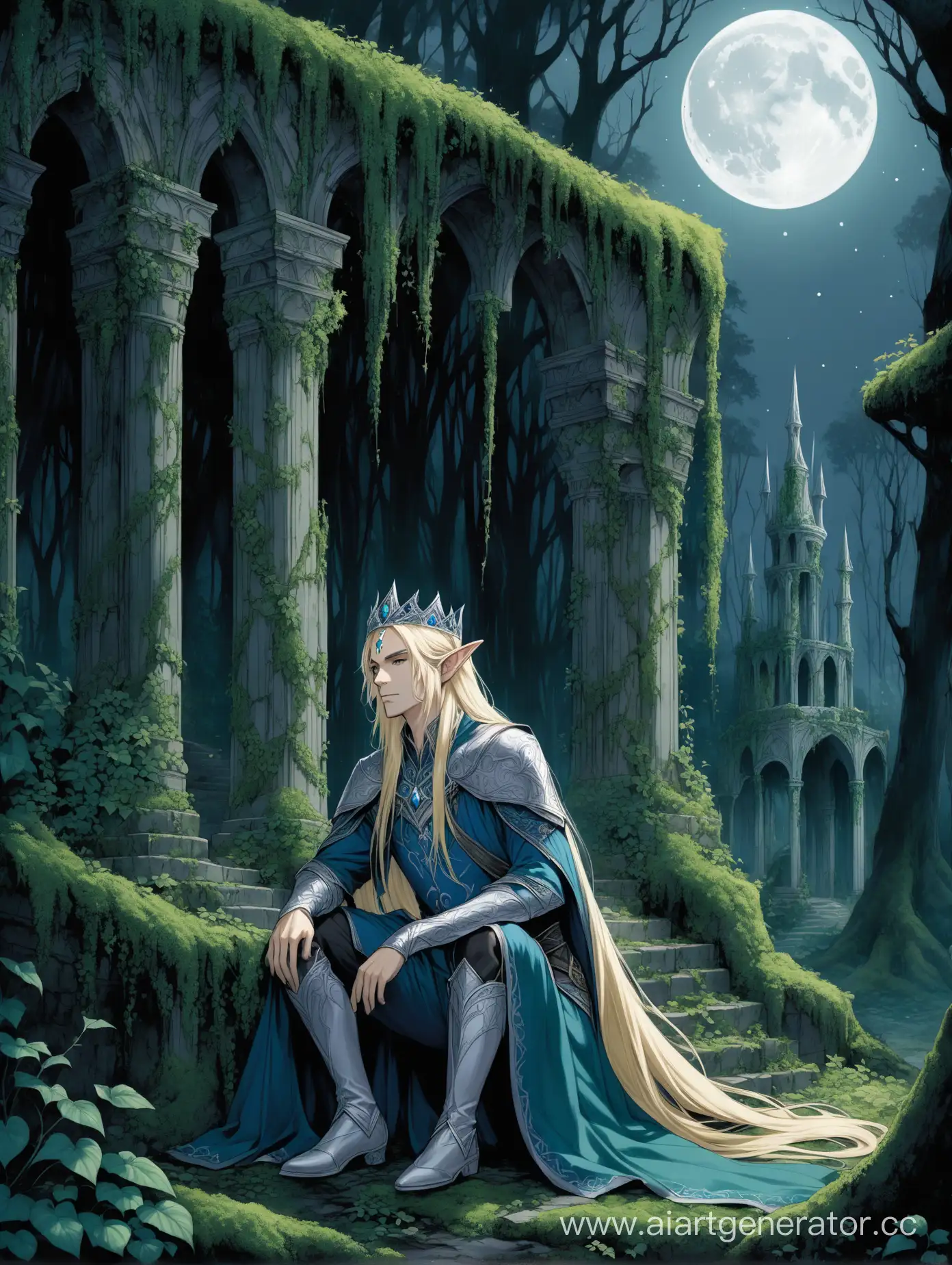 Moonlit-Elf-Prince-in-an-Enchanted-Forest-Ruins