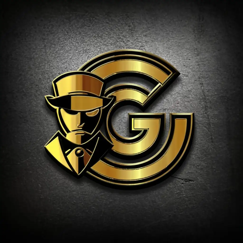 LOGO-Design-For-SpyGold-Sleek-Gold-Emblem-with-Spy-Silhouette-in-Circular-Frame