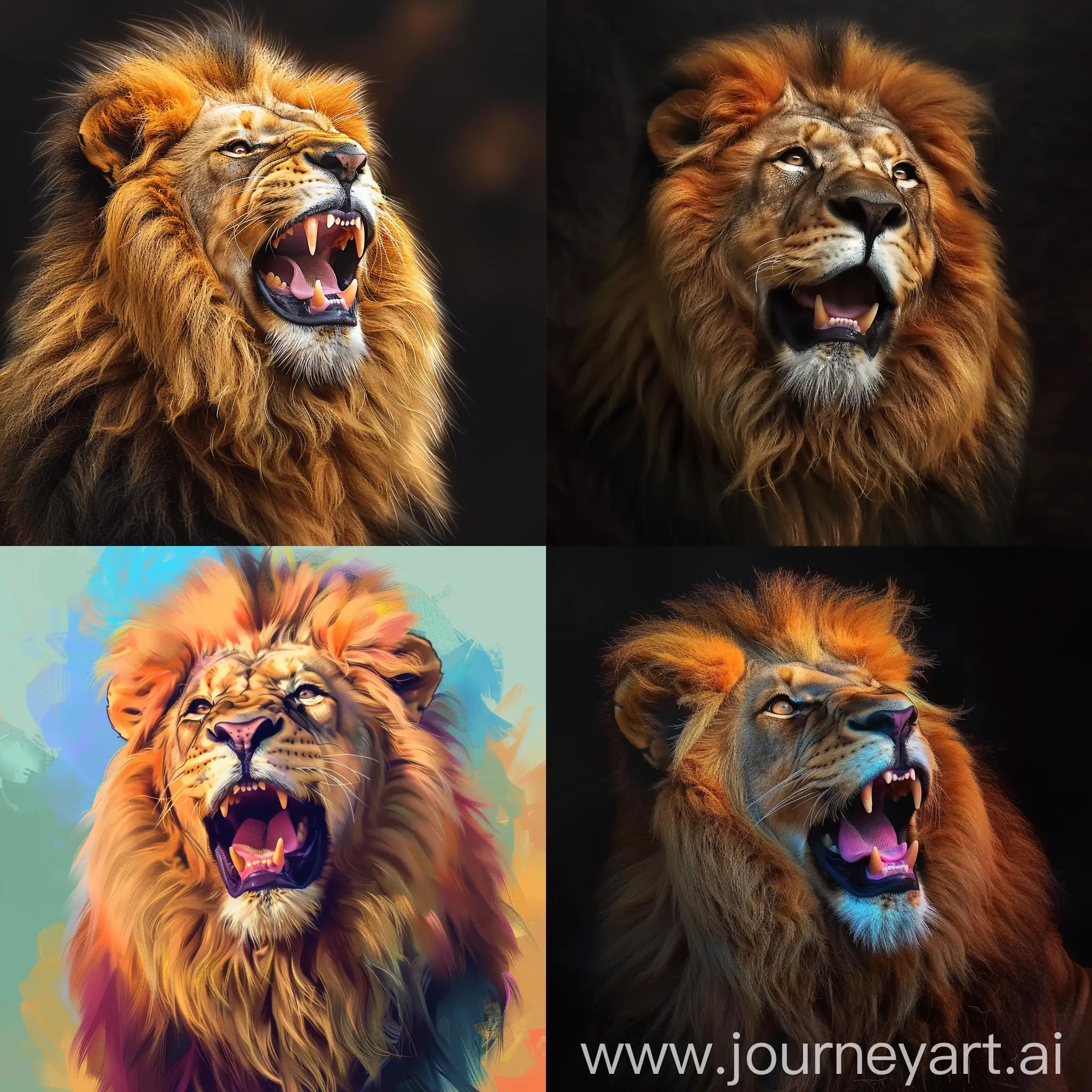 Adorable-Lion-with-Proud-Expression-and-Vivid-Colors