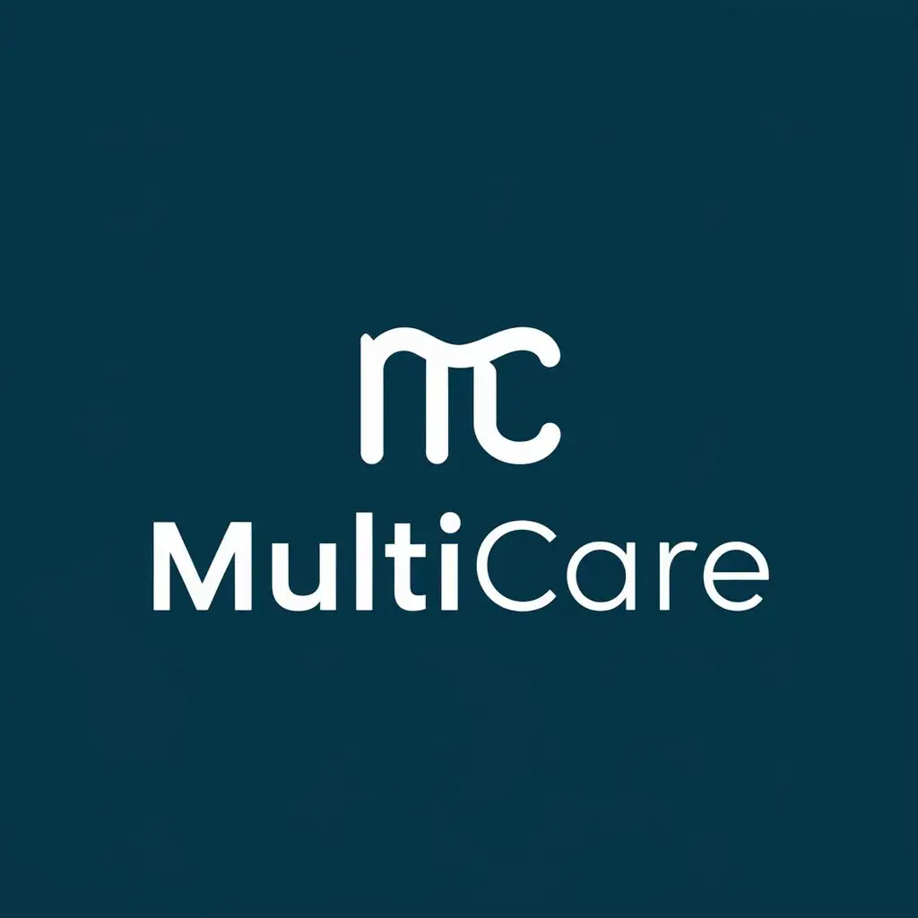 logo, Mc, with the text "Multicare", typography
