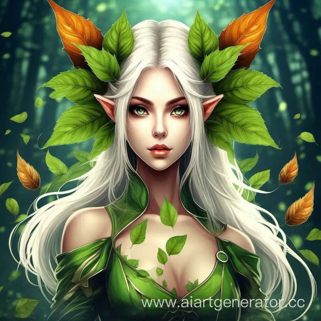 Enchanting-Fantasy-Girl-with-Nine-Leaf-Tails-and-Leaf-Ears