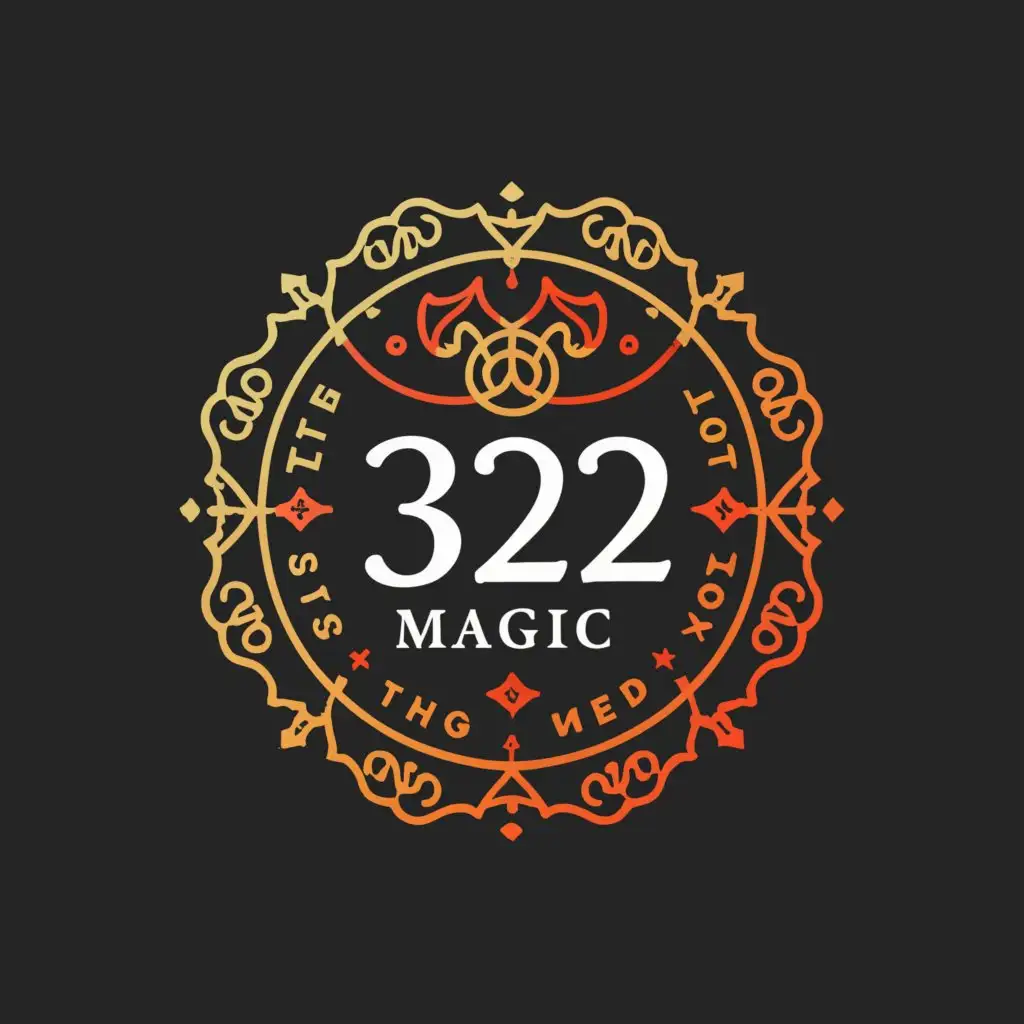a logo design,with the text "312 Magic", main symbol:A circle badge logo with no background black with crimson and features the name of the company "312 Magic", and the style should have bit of magic.,Minimalistic,be used in Entertainment industry,clear background