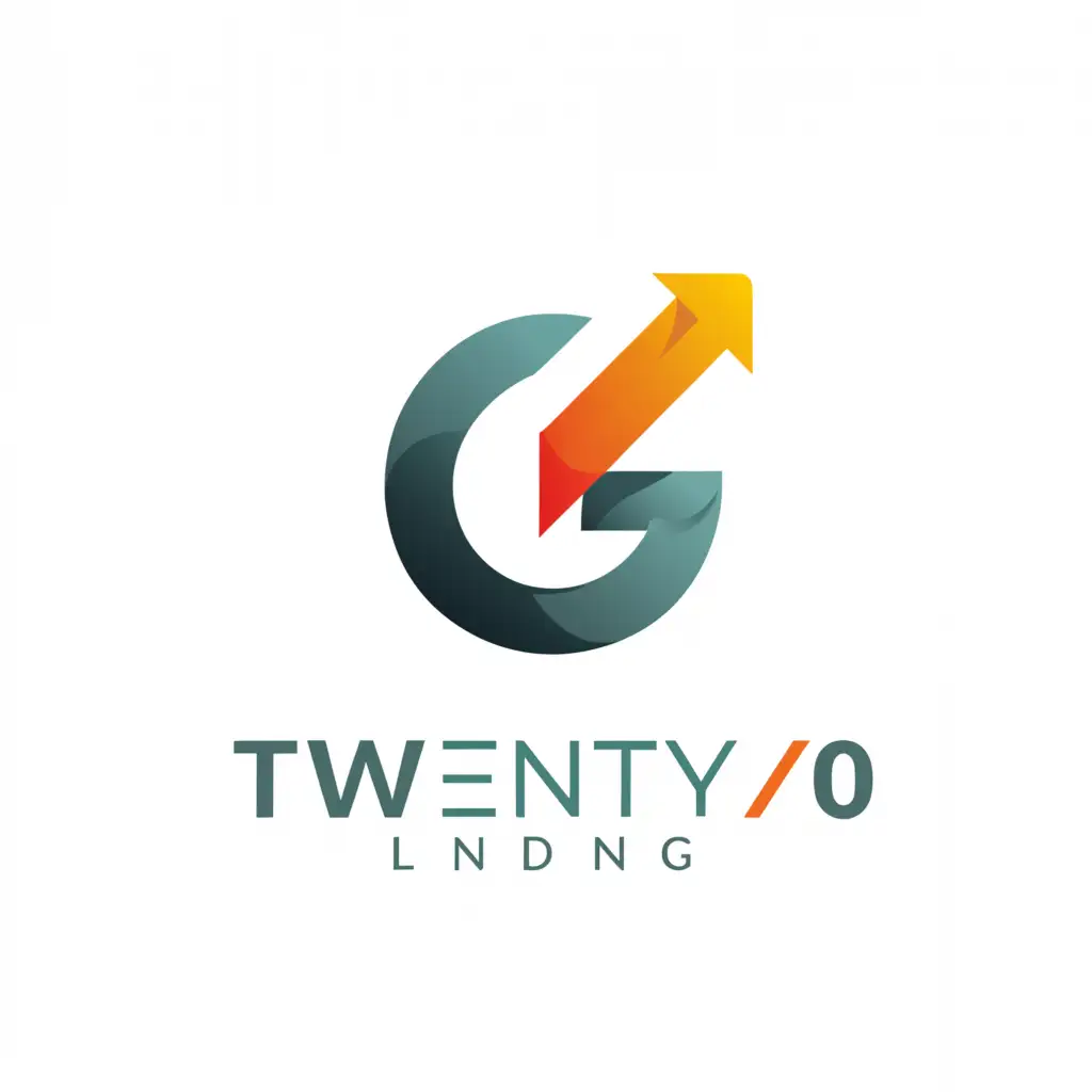 a logo design,with the text "Twenty0 Lending", main symbol:capital,Minimalistic,be used in Finance industry,clear background