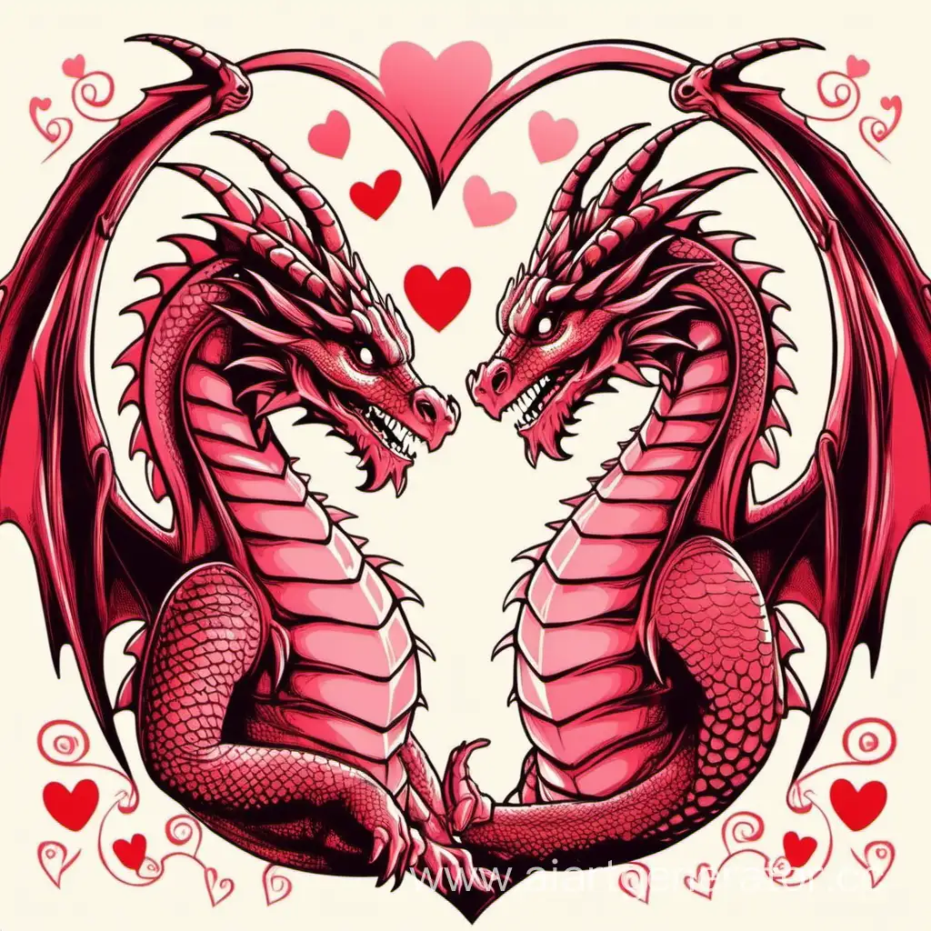 два дракона, день святого валентина
