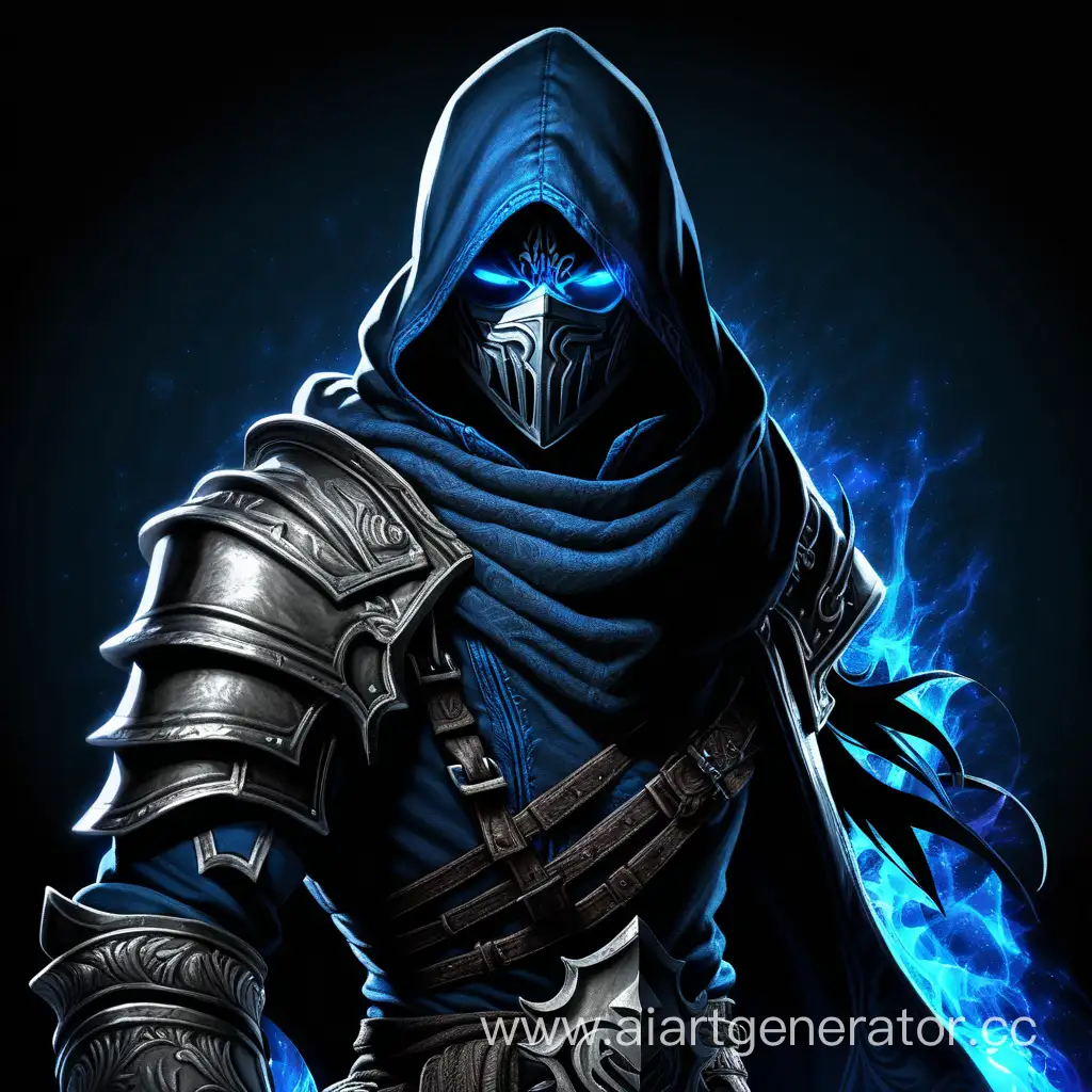 Mysterious-Mercenary-in-DarkSilver-Attire-with-MidnightBlue-Aura