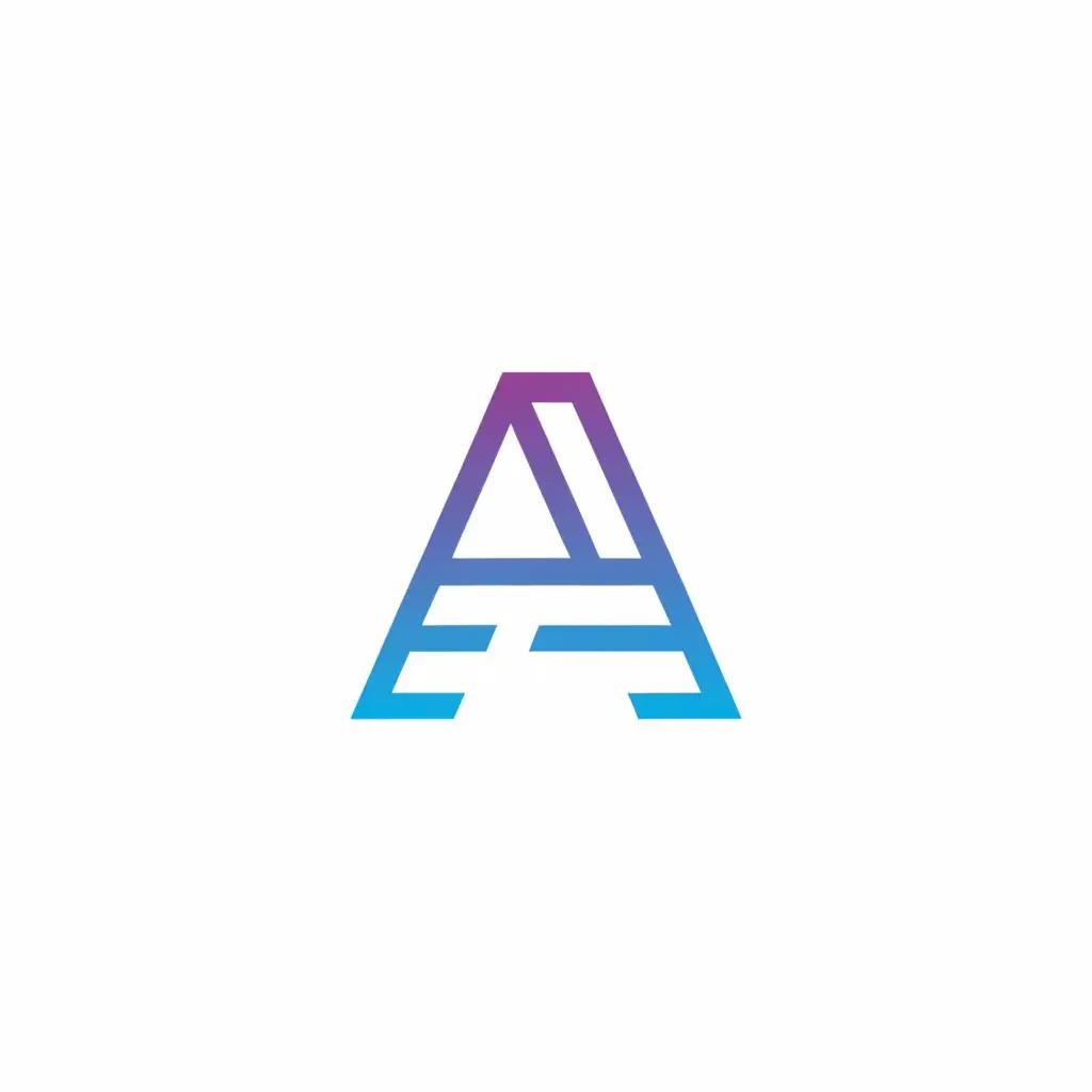 a logo design,with the text "A", main symbol:A simplistic artifact,Minimalistic,be used in Internet industry,clear background