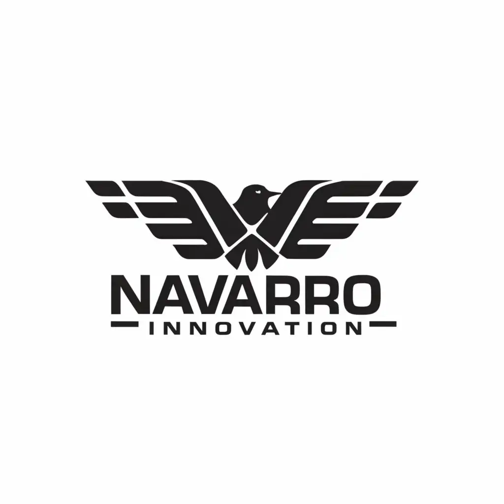 LOGO Design for Navarro Innovation Black Mexican Bird Emblem for ...