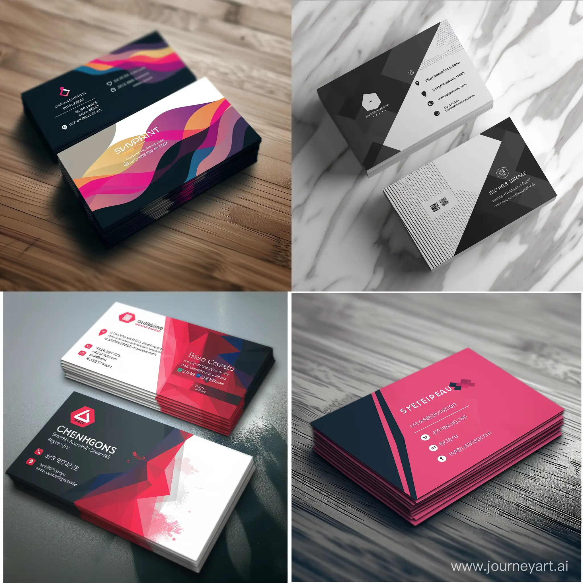 create a business card design