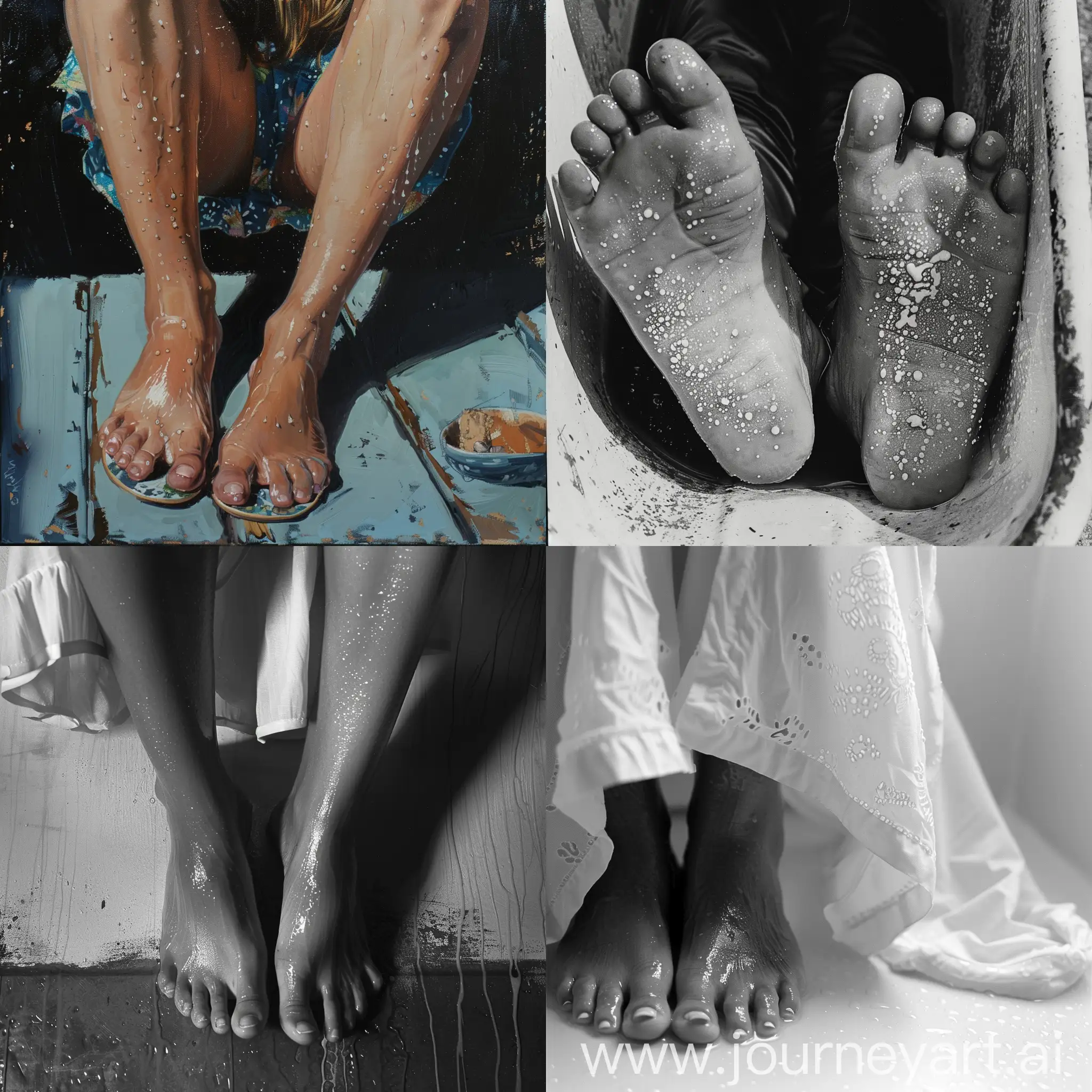 Girls-Sweaty-Feet-on-the-Beach