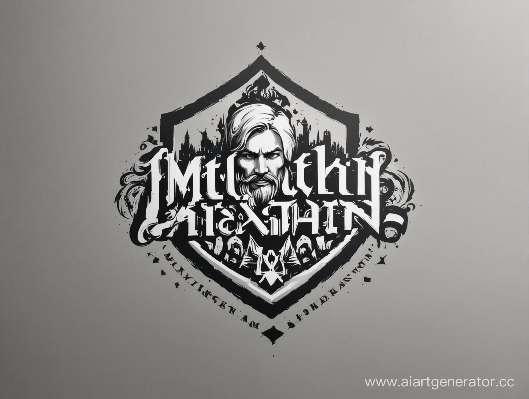 Сгенерируй логотип для личного бренда Матюхин Александр с никнеймом Laybrus он занимается продвижением людей и продвижением
