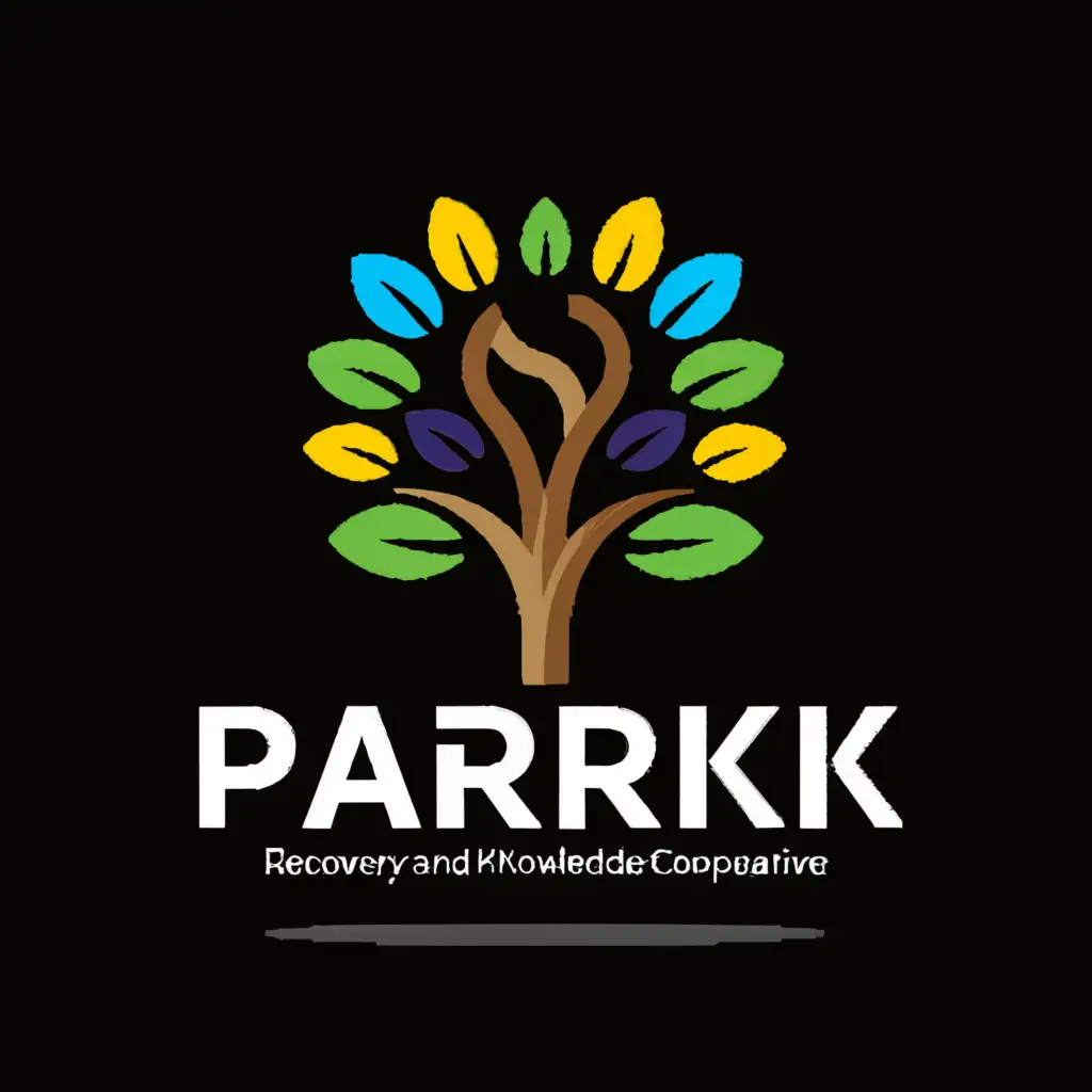 a logo design,with the text "P A R K", main symbol:PREMIUM ASSETS RECOVERY AND KNOWLEDGE COPRETIVE,Moderate,be used in Finance industry,clear background