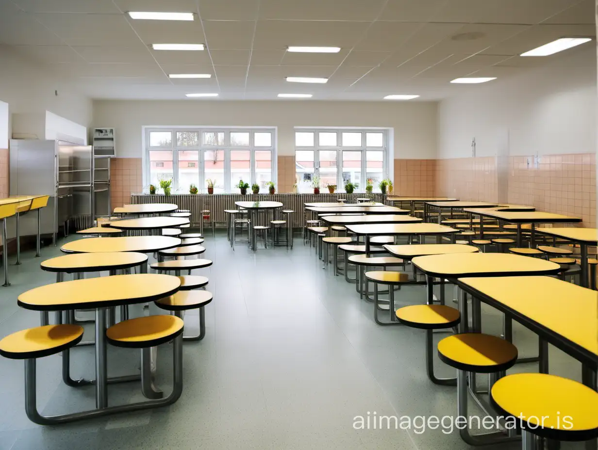 School canteen in Sweden