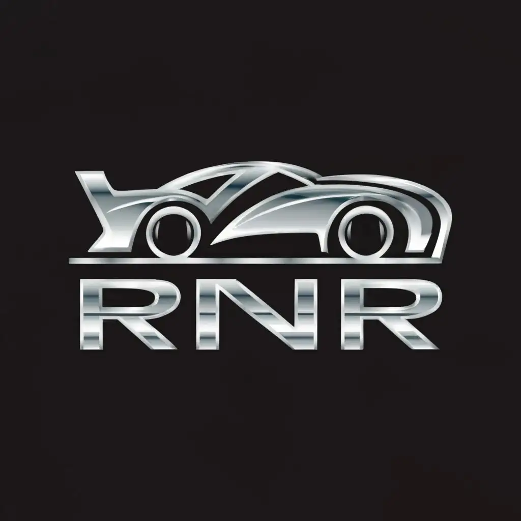 a logo design,with the text "R'n'R", main symbol:car, be used in Automotive industry