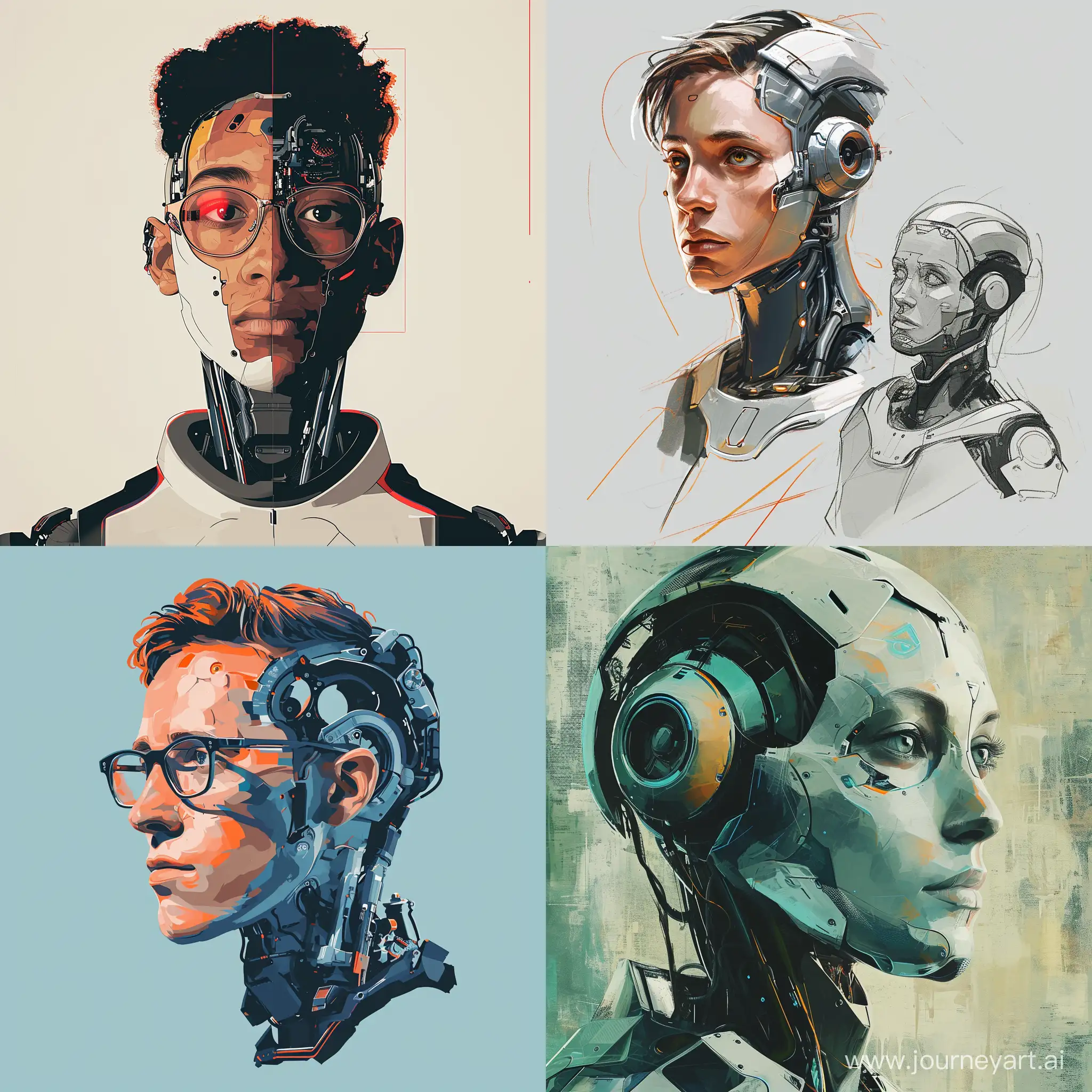 Futuristic-RobotInspired-Portrait