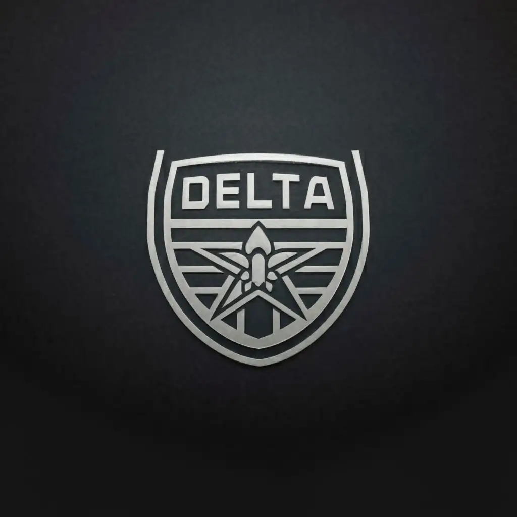 a logo design,with the text "DELTA", main symbol:police,Moderate,clear background
