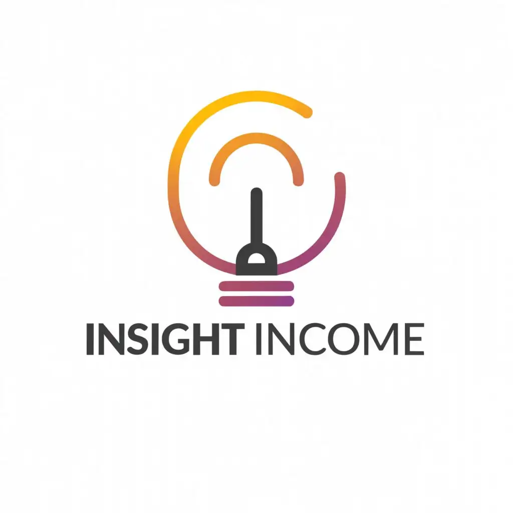 a logo design,with the text "Insight income", main symbol:Insight income ,Moderate,be used in Technology industry,clear background