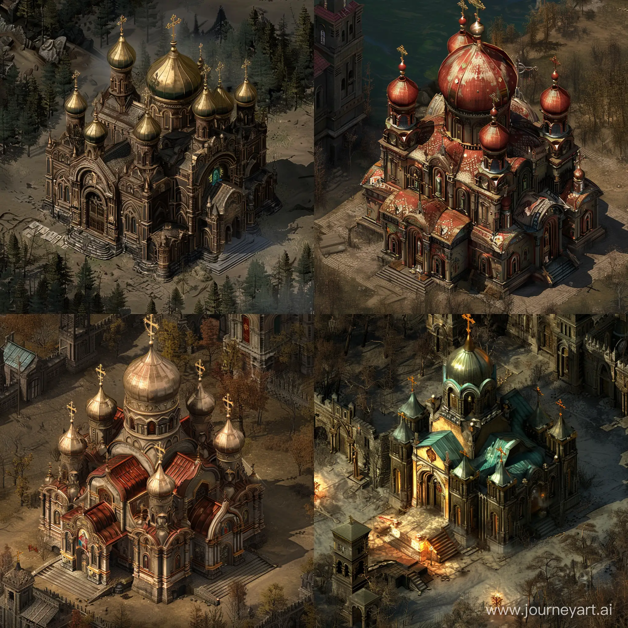 Russian Orthodox Church in a computer game Diablo