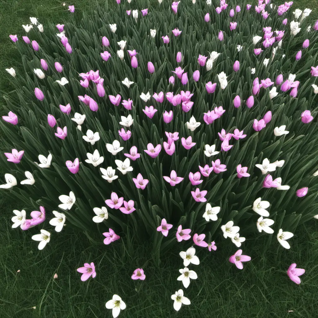 Vibrant Spring Flowers Blossoming in Sunlit Gardens