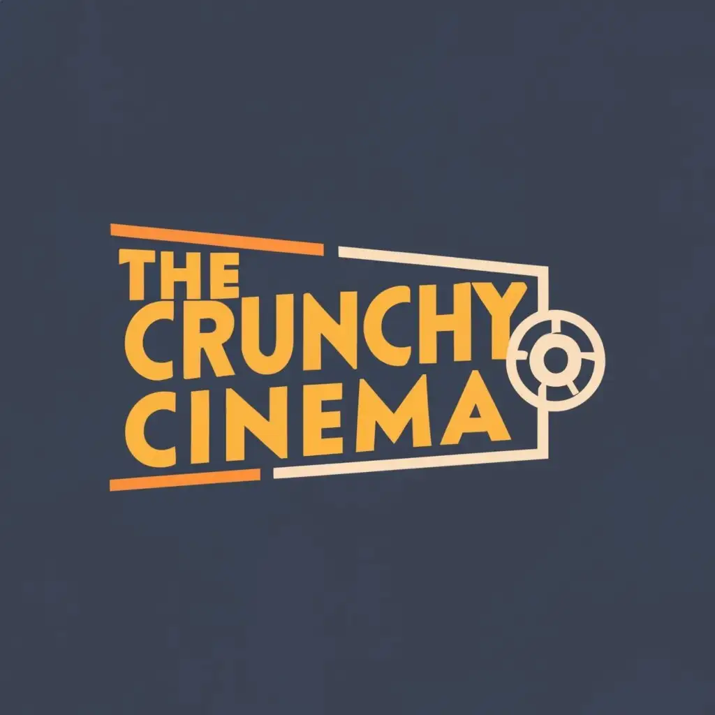 LOGO-Design-for-TheCrunchyCinema-Dynamic-Movie-Reel-Typography-in-Entertainment-Industry