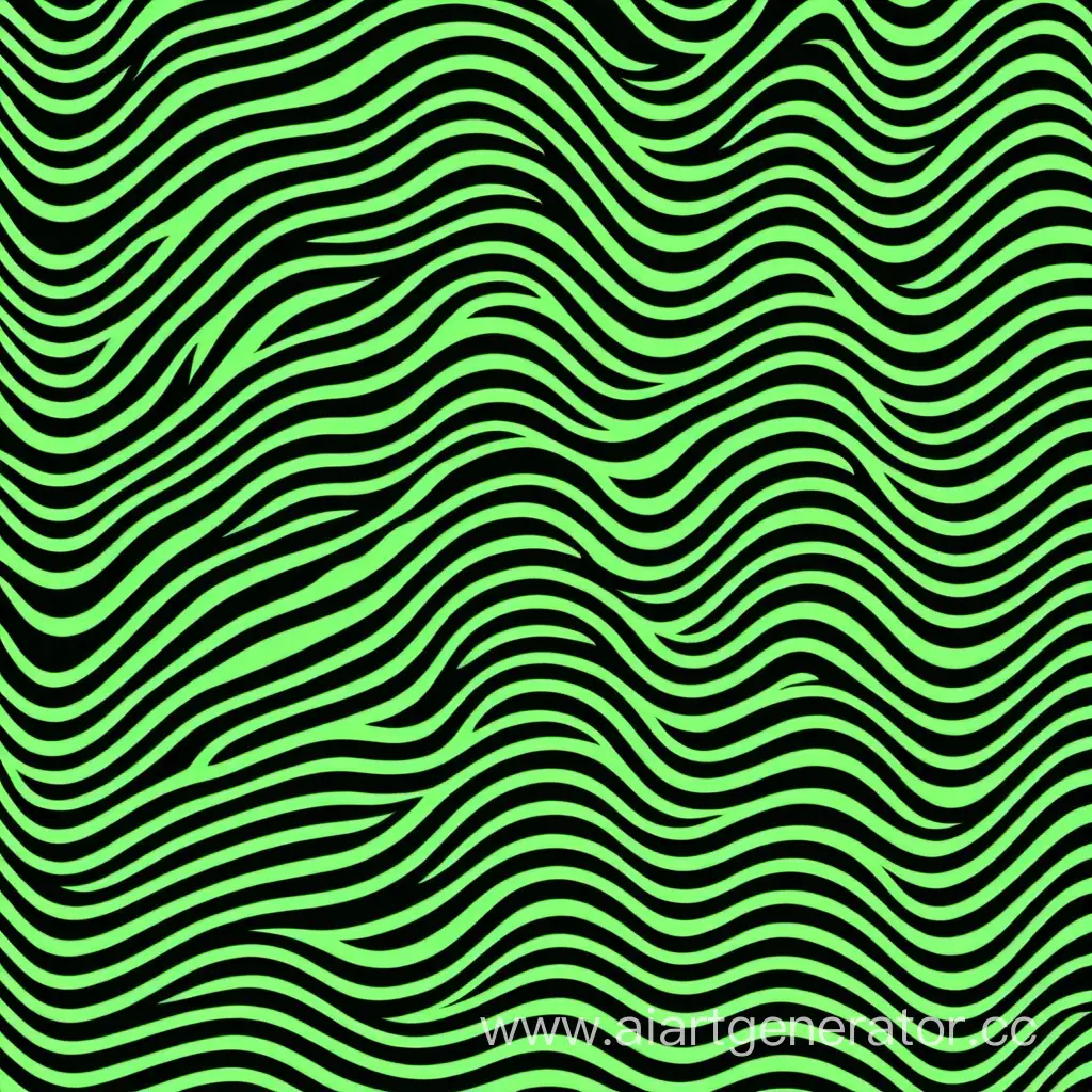 Mesmerizing-BlackGreen-Waves-Background