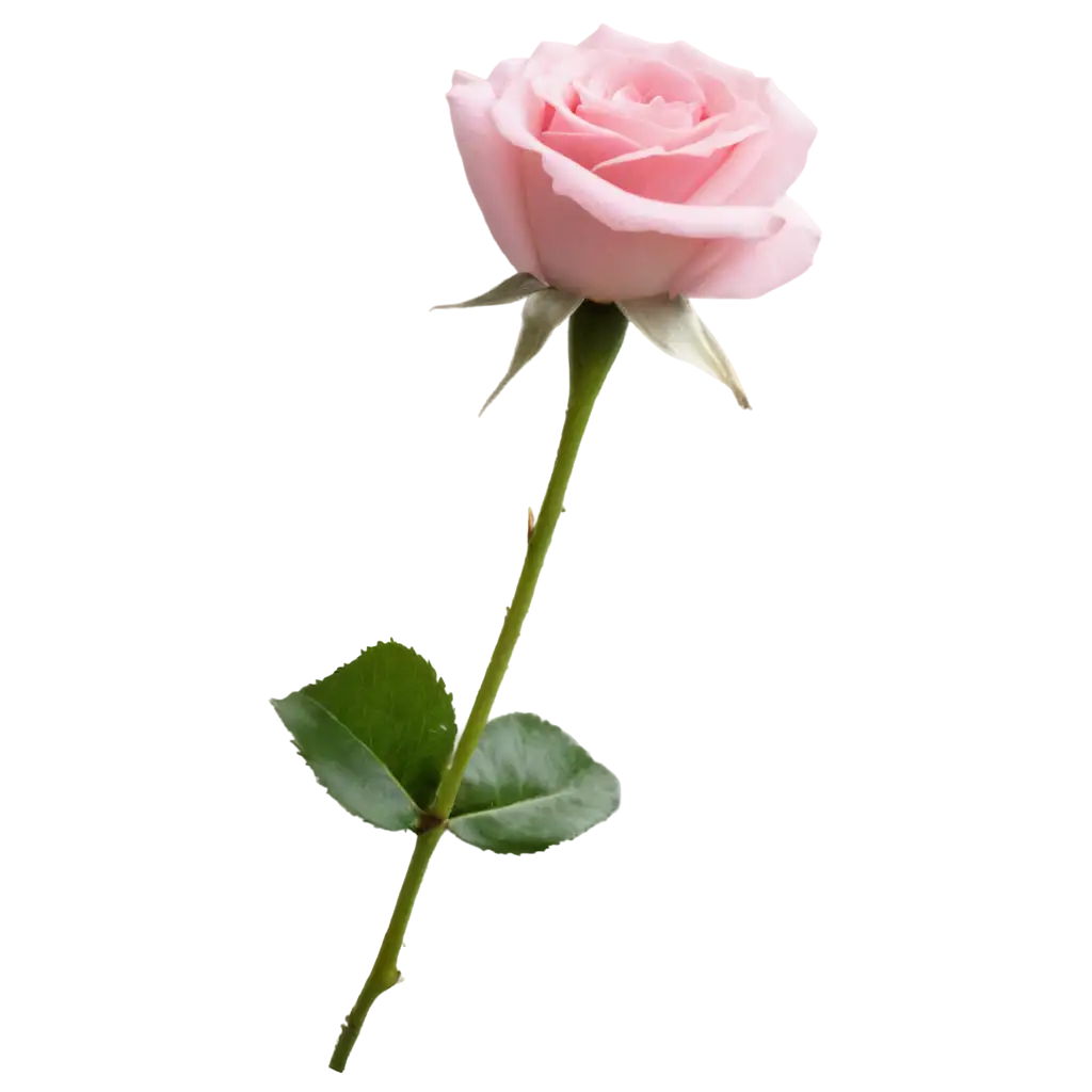 romantic light pink rose