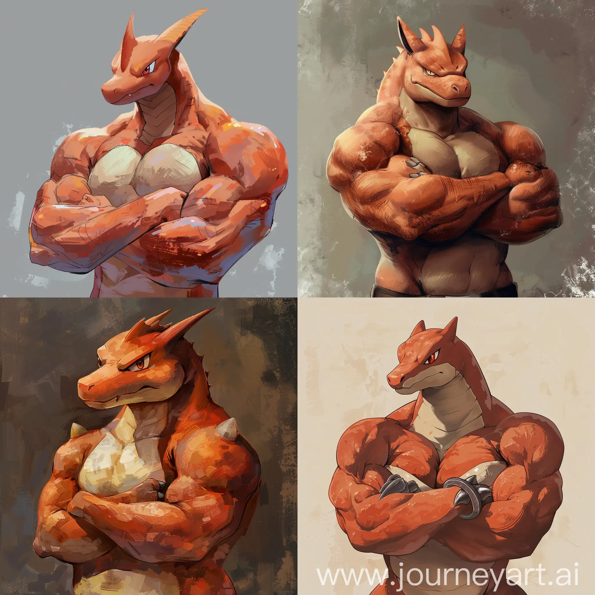 Powerful-Charizard-with-Arms-Crossed-Pose