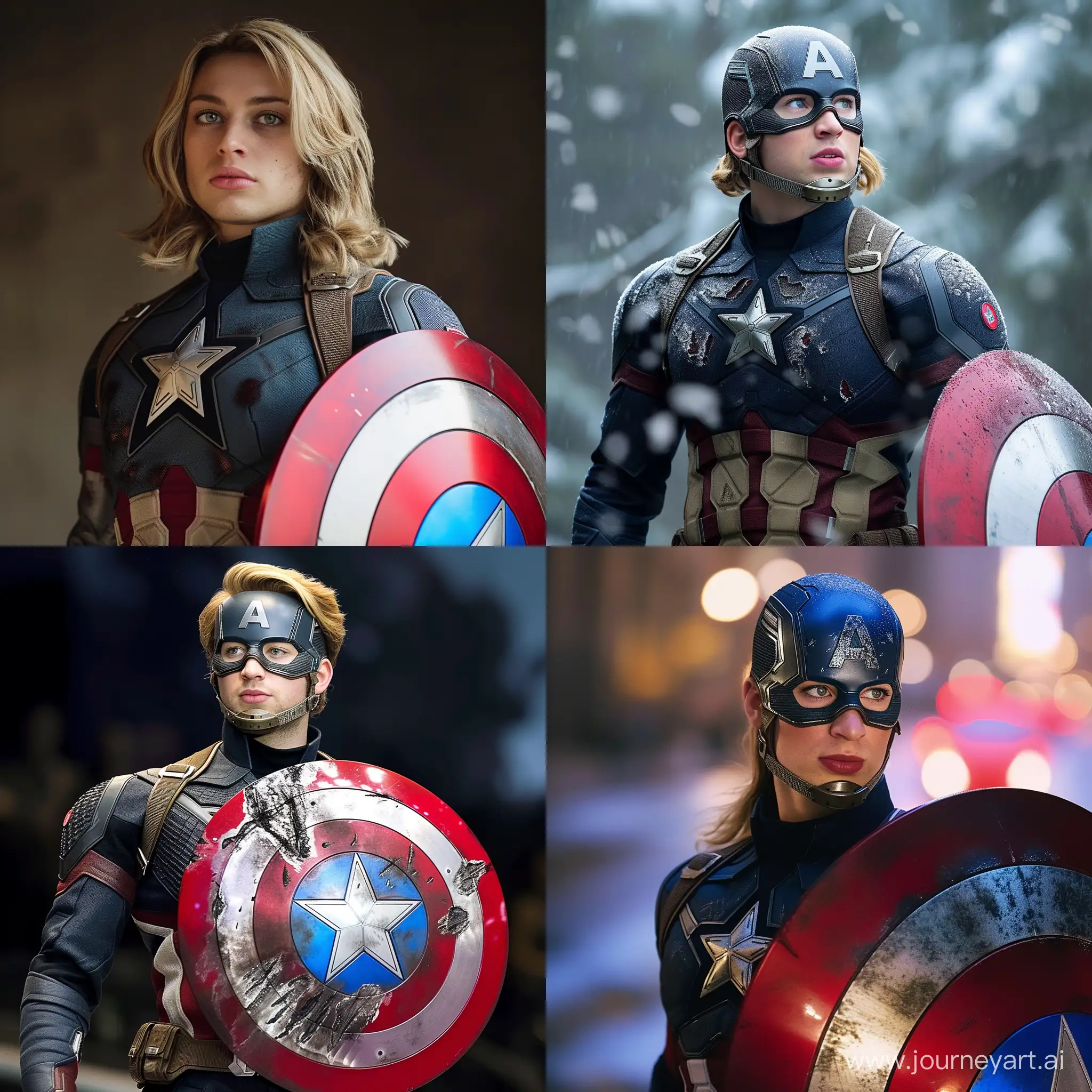 Miley Cyrus as Capitan America Movie HBO Series NEtflix 