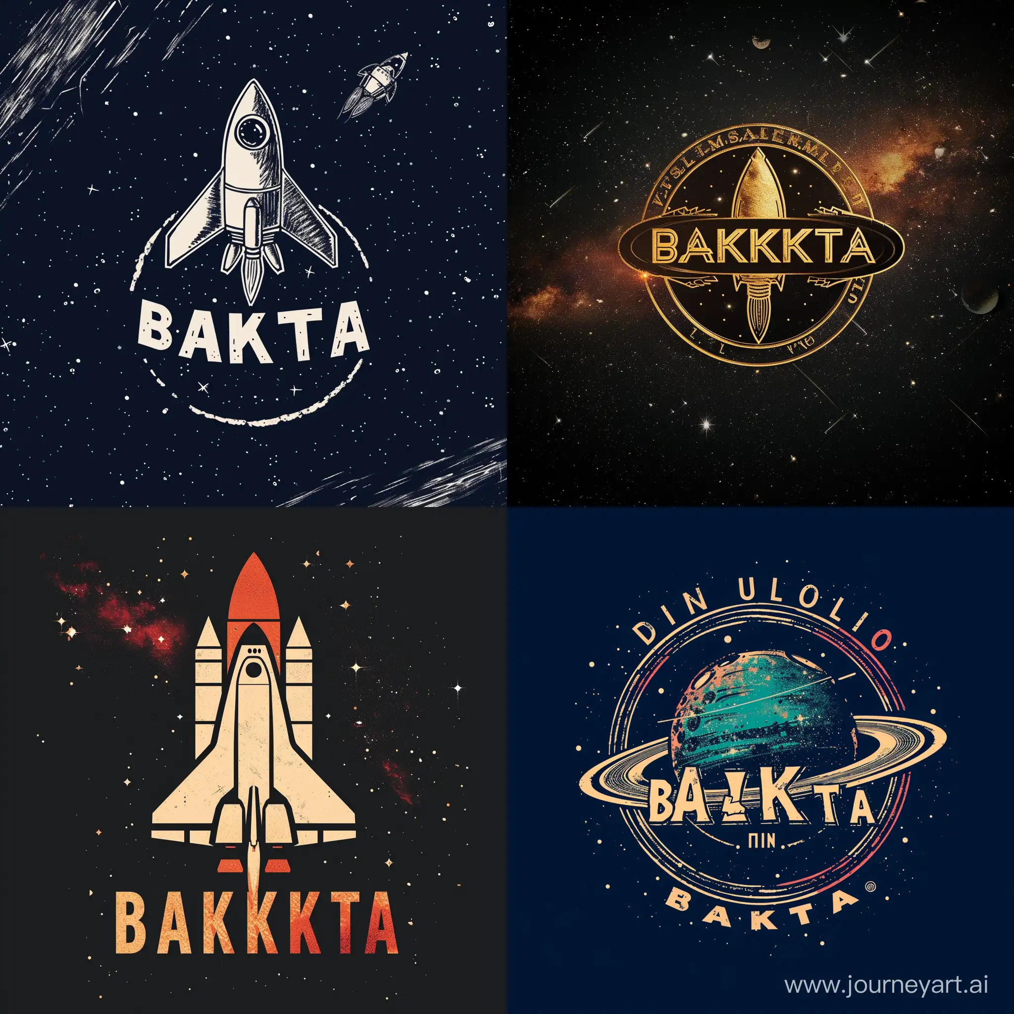 Spacethemed-Logo-Design-for-BAKKTA-Unique-Galactic-Branding