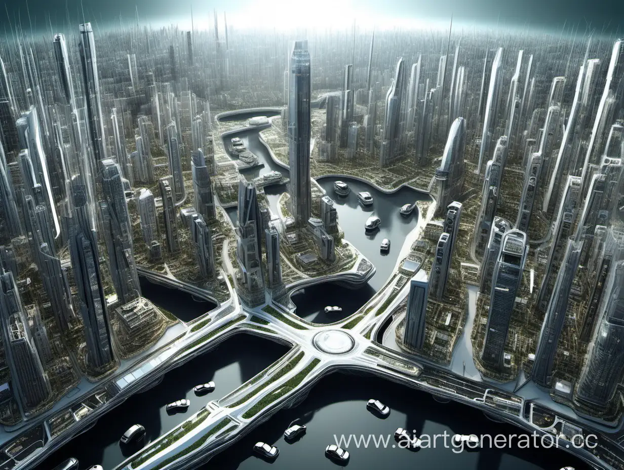 Futuristic-ThreeTiered-Cityscape-with-Automated-Living-and-Robotic-Commerce