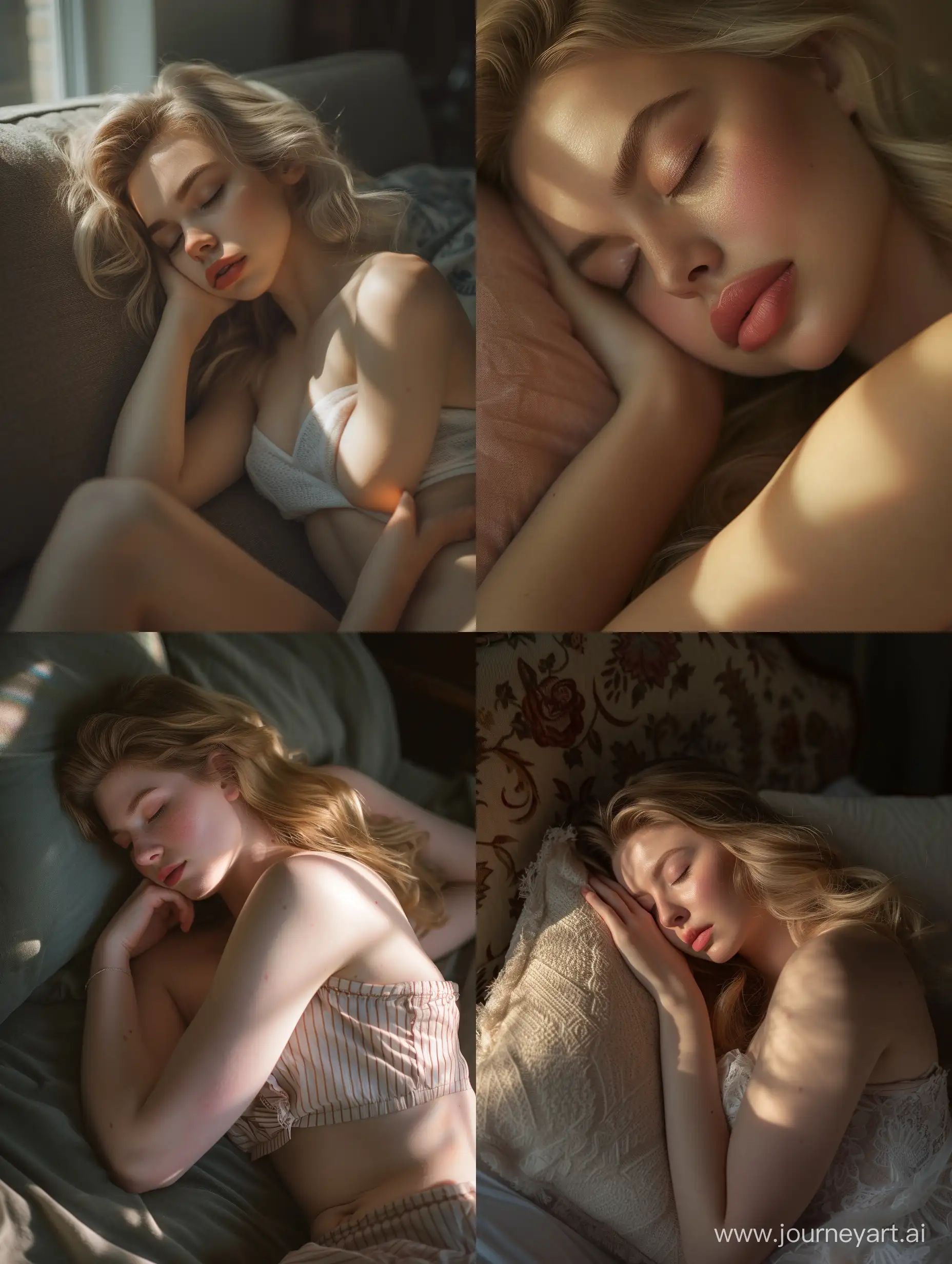 Serene-Beauty-Sleeping-Woman-with-Feminine-Curves-in-Vibrant-Sunlight