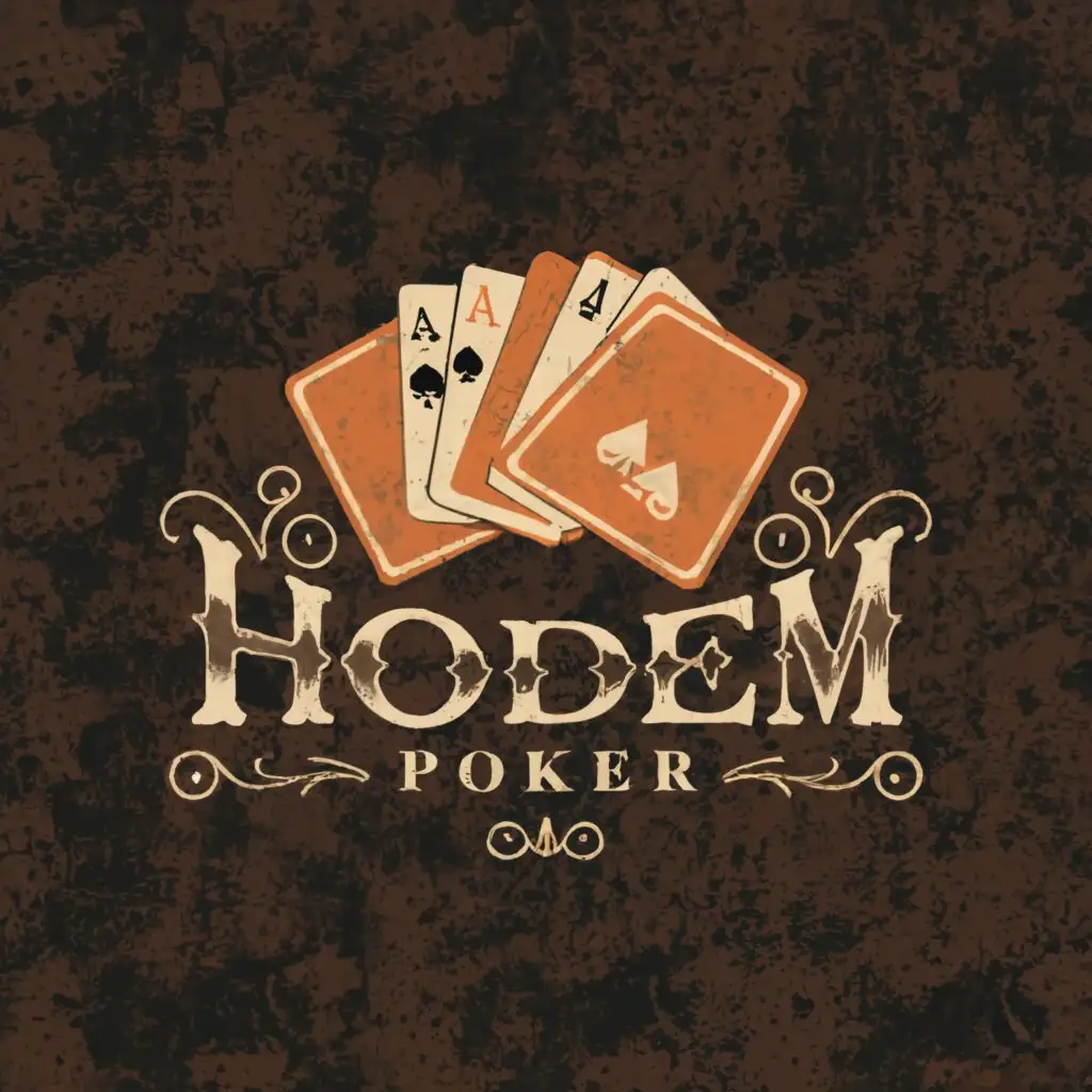 a logo design,with the text 'Hold’em Poker', main symbol:Ace of Spades & Queen of Diamonds,Moderate,clear background