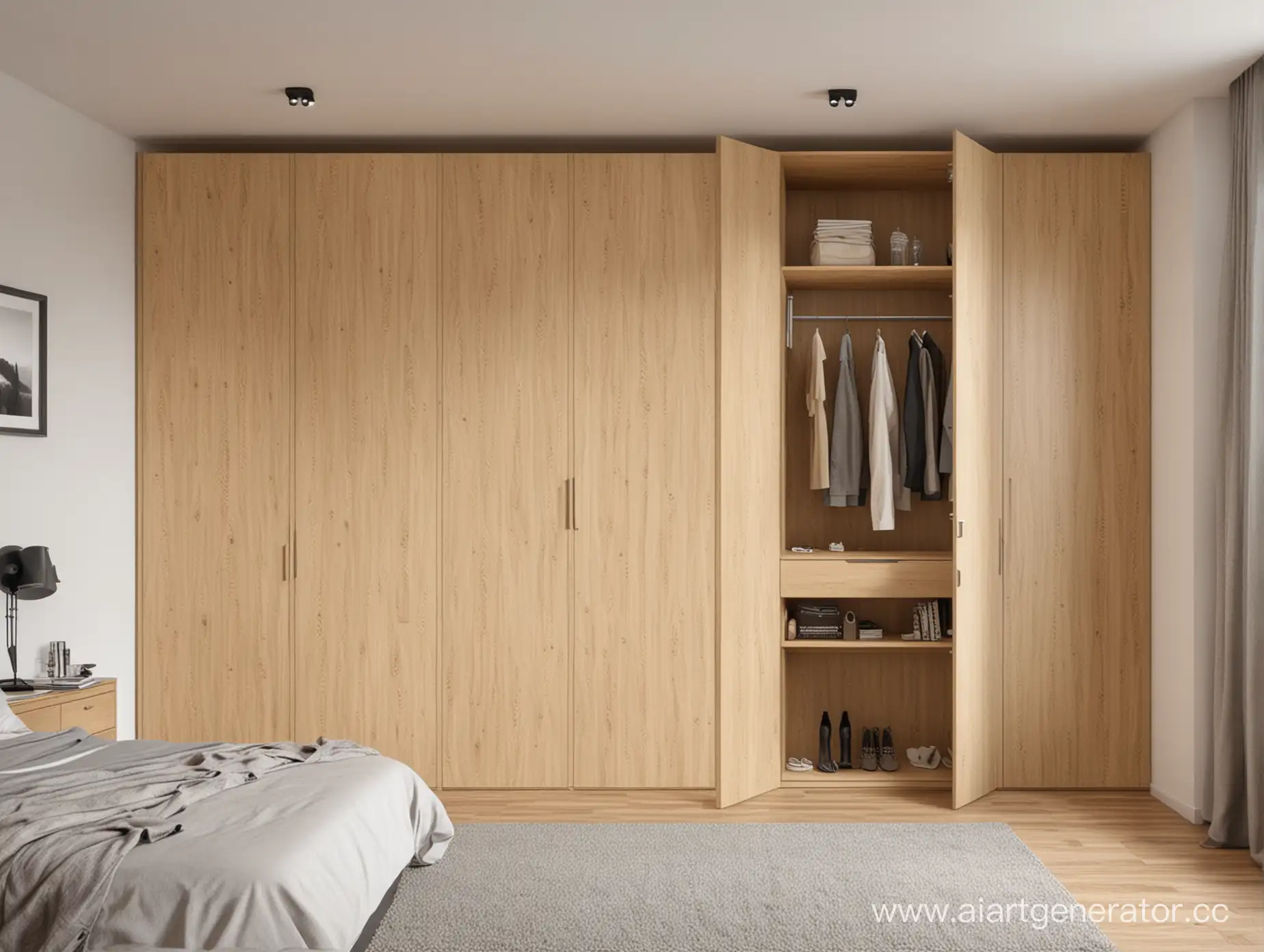 Modern-Interior-Design-Chipboard-Wardrobes-with-Stylish-Facades