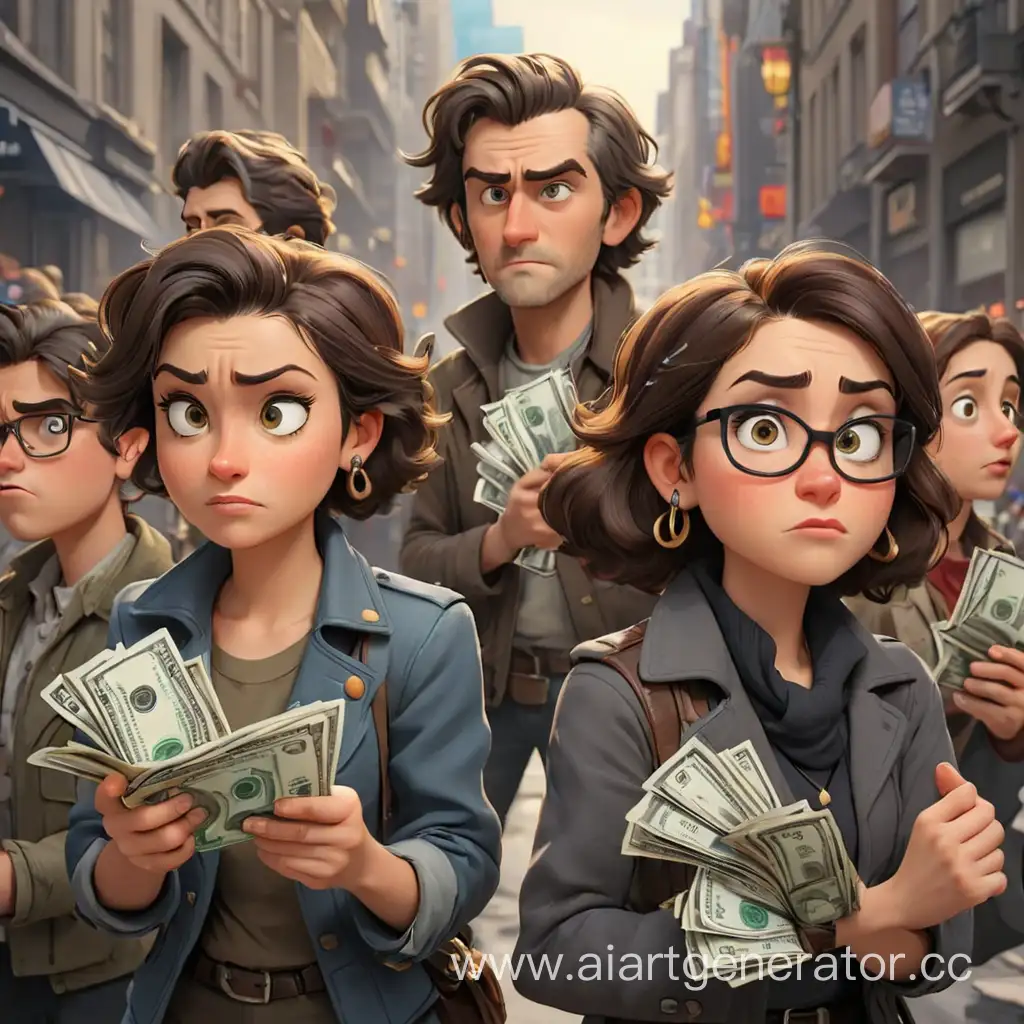 Cartoon-Rebellion-Holding-Banks-Playful-Characters-with-Oversized-Currency