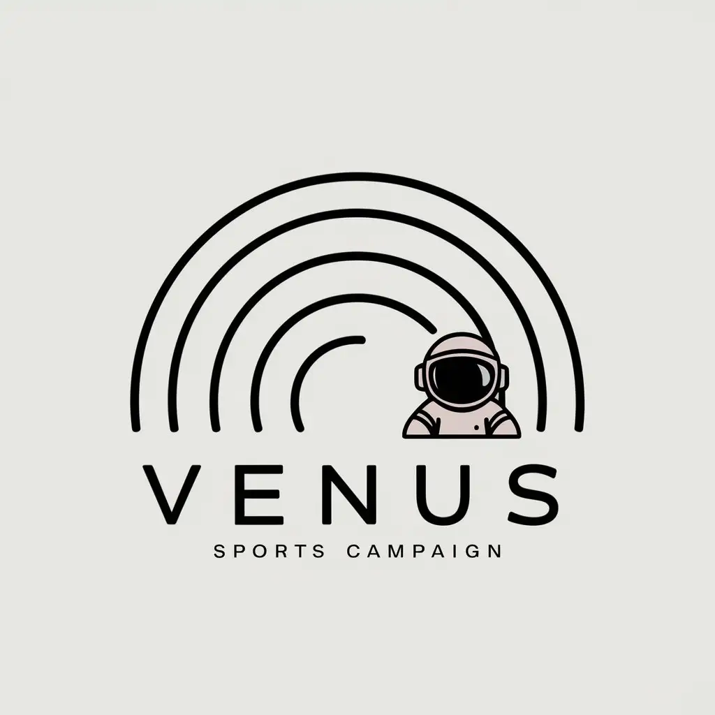 Minimalist-Venus-Cartoon-and-Astronaut-Logo-Sports-Campaign-Concept