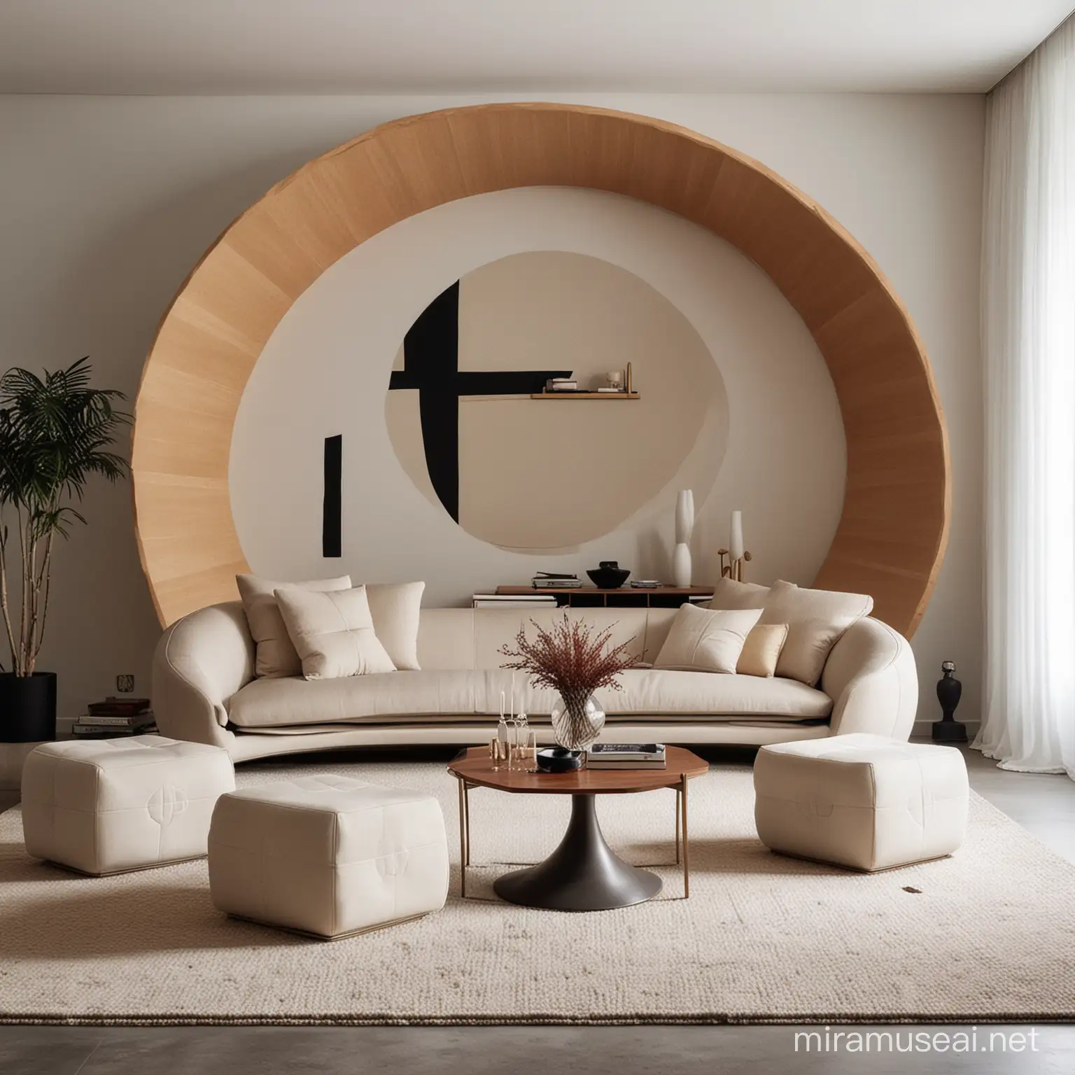 Geometric Furniture Collection in Parisian Setting