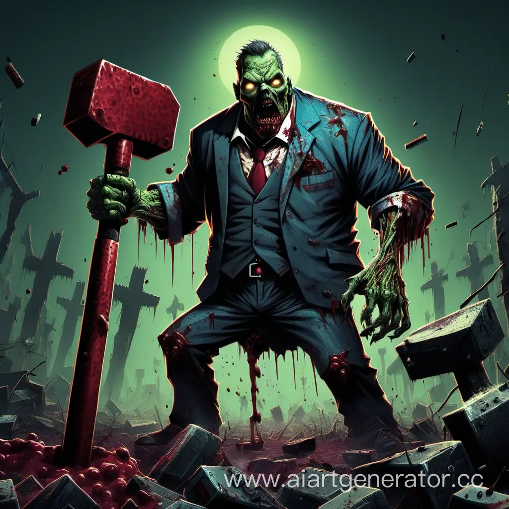 Gigantic-Zombie-Boss-Wielding-a-Hammer