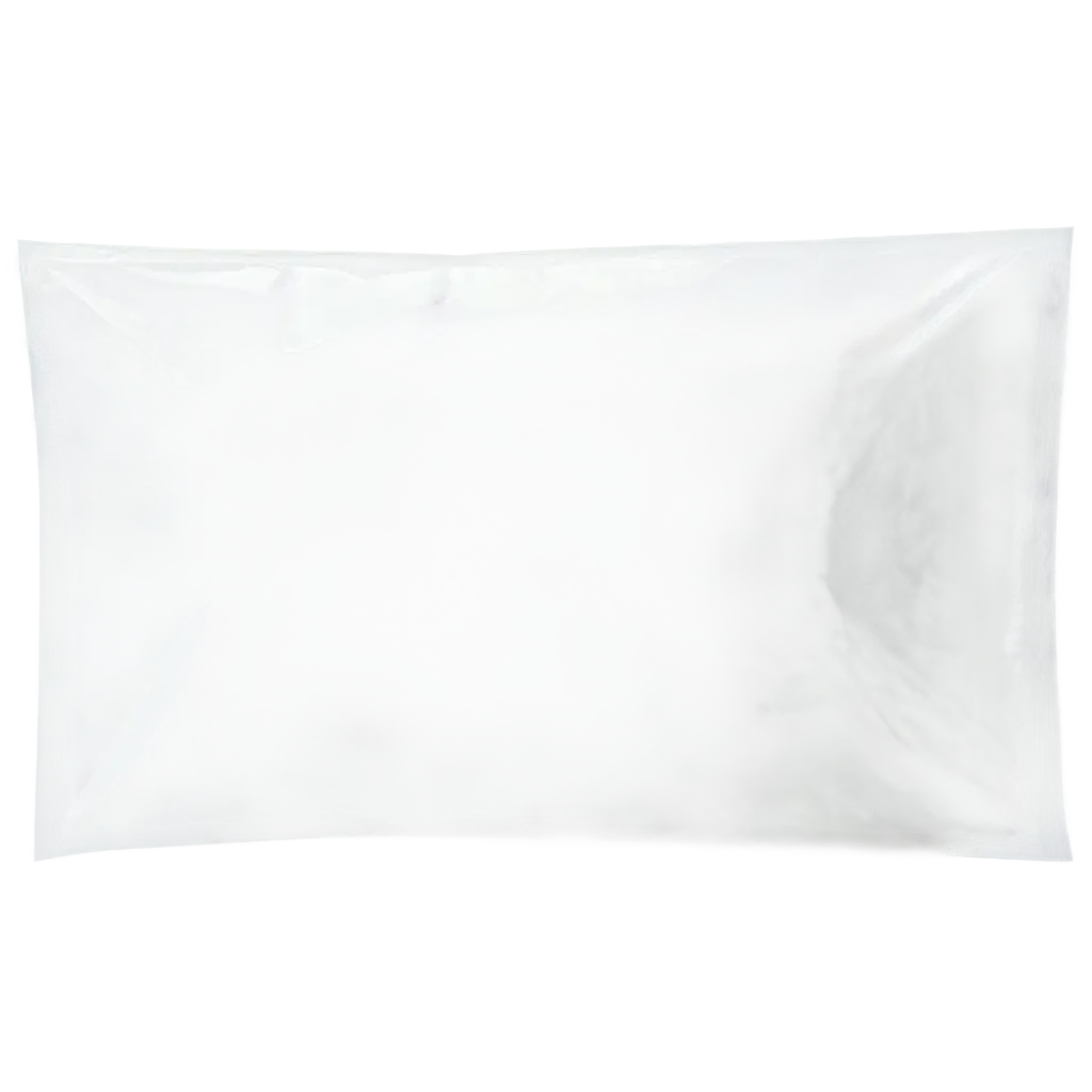 white rectangular bag for packaging frozen shrimp