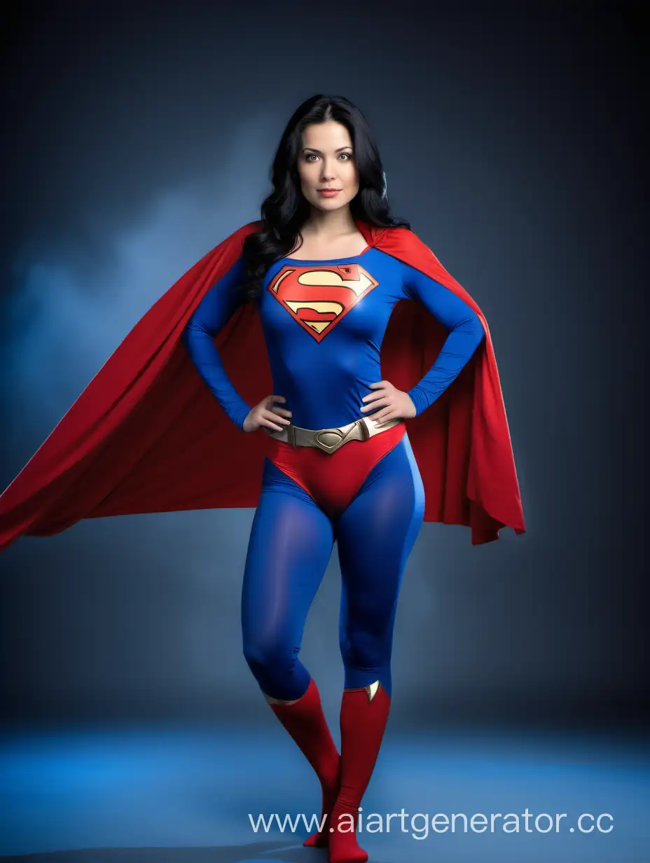 Confident-Superwoman-Posed-in-Bright-Studio-Superman-The-Movie-Cosplay