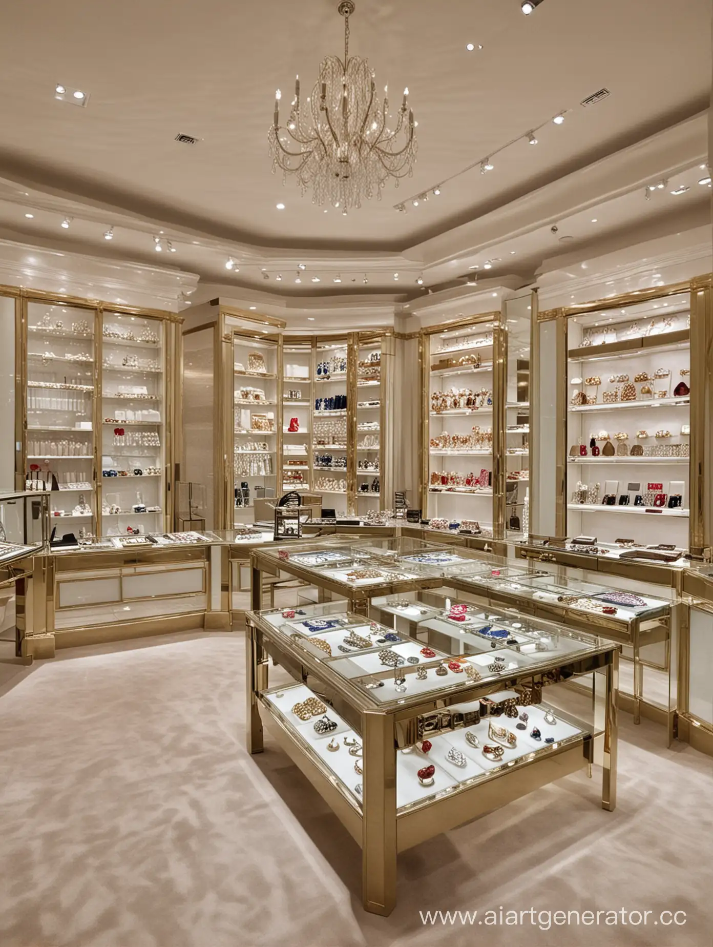 Elegant-Jewelry-Store-with-Sparkling-Displays-and-Refined-Ambiance