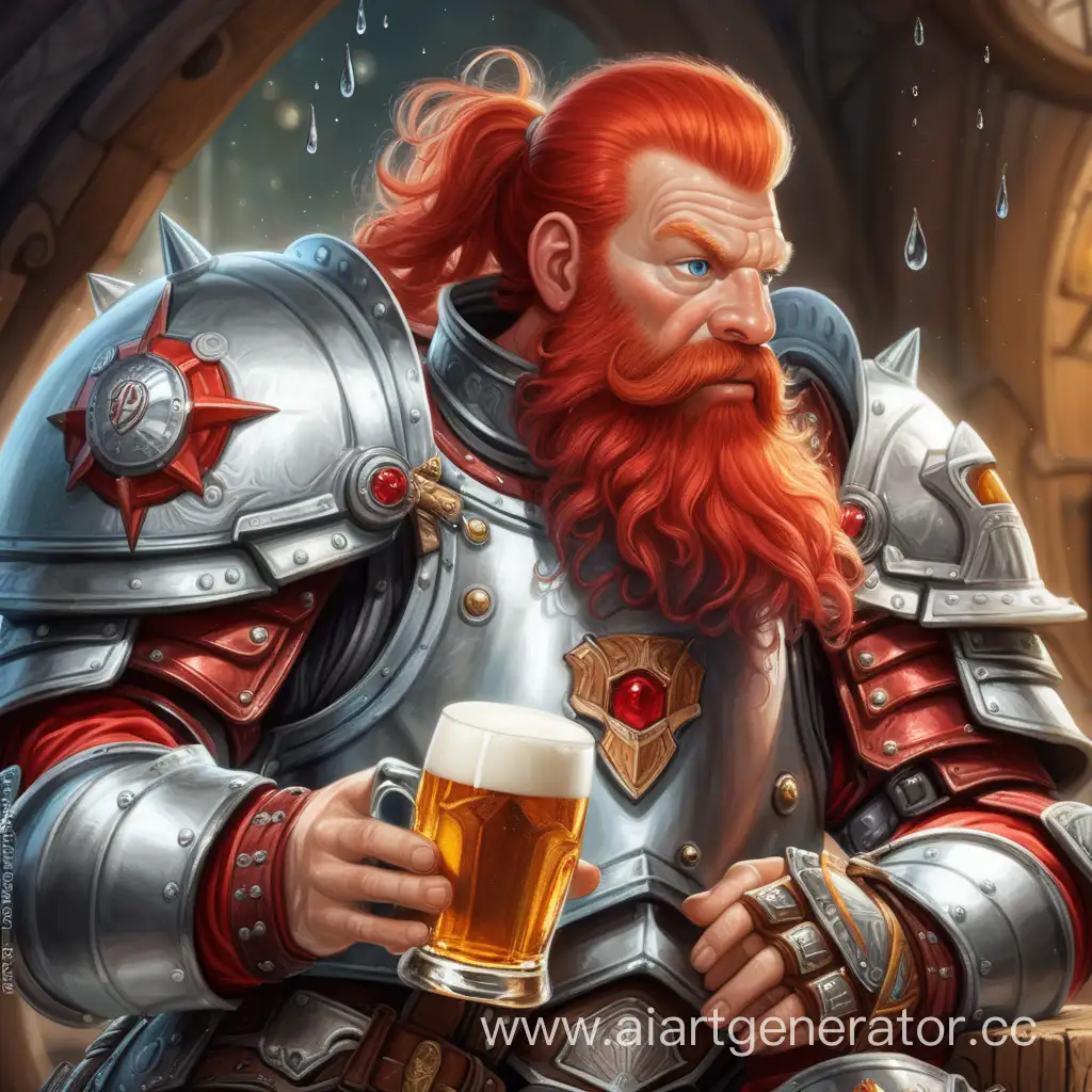 Fantasy-Dwarf-Knight-Enjoying-a-Tankard-of-Ale