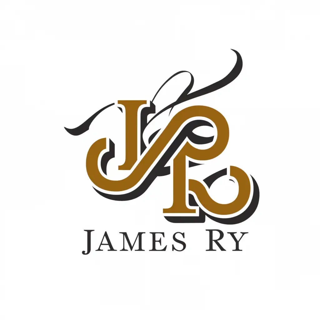 a logo design,with the text "James Ry", main symbol:James Ry,Moderate,be used in Entertainment industry,clear background