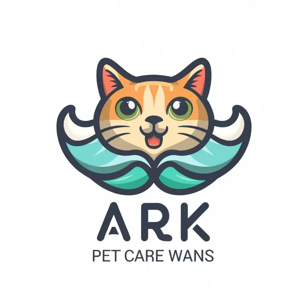 LOGO-Design-For-Ark-Loving-Connection-with-a-Feline-Touch