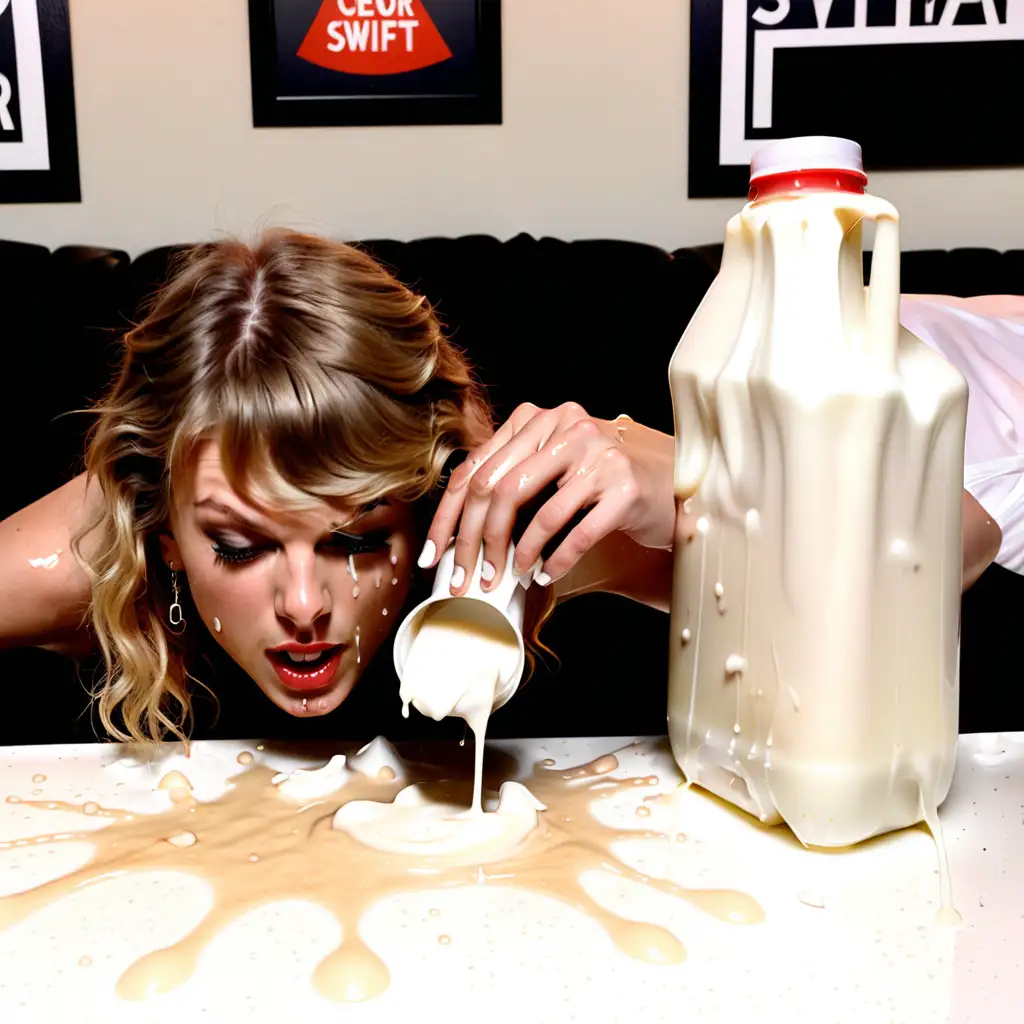 Taylor Swift Crying Over Spilled Milk