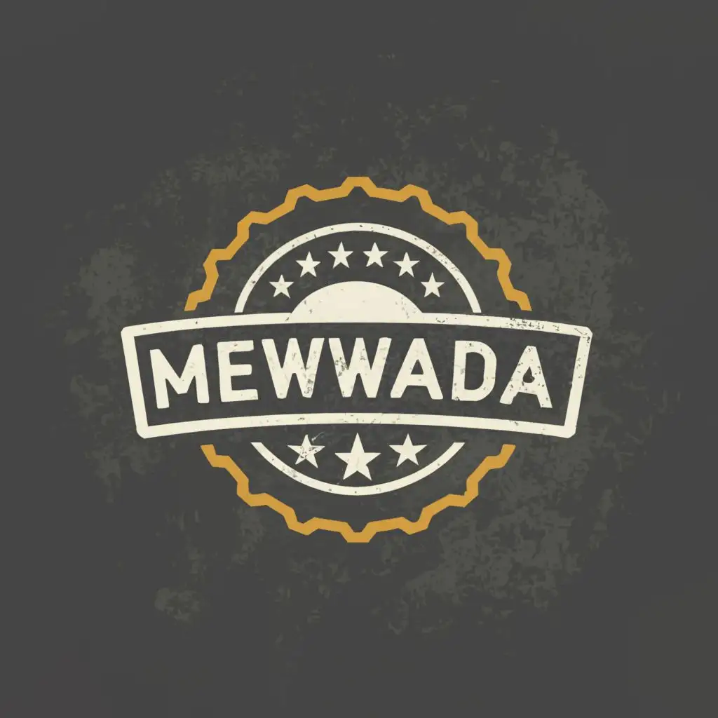 logo, Industrial, with the text "MEWADA", typography