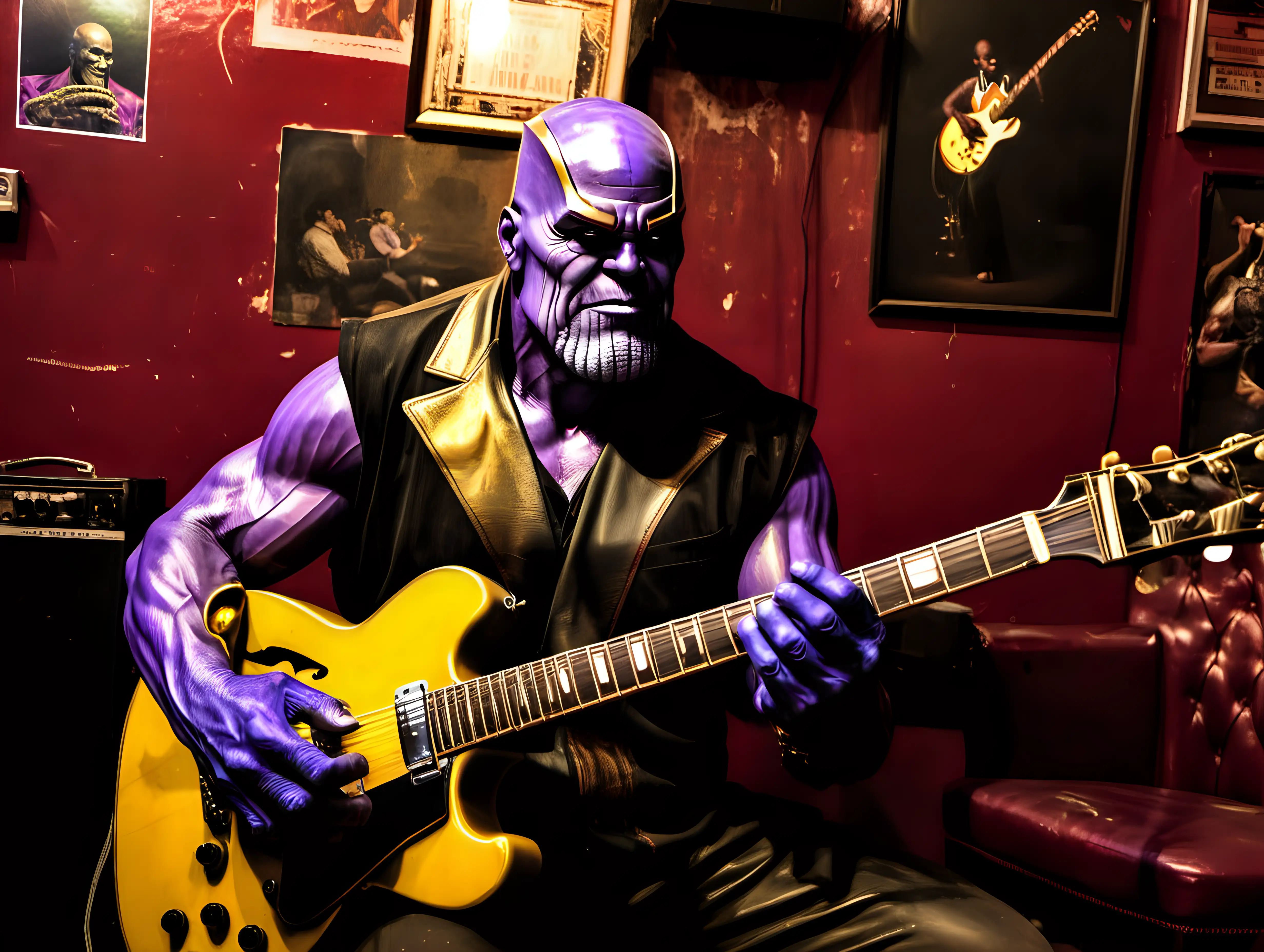 Thanos Blues Guitar Performance in Historic NYC Bowery Club