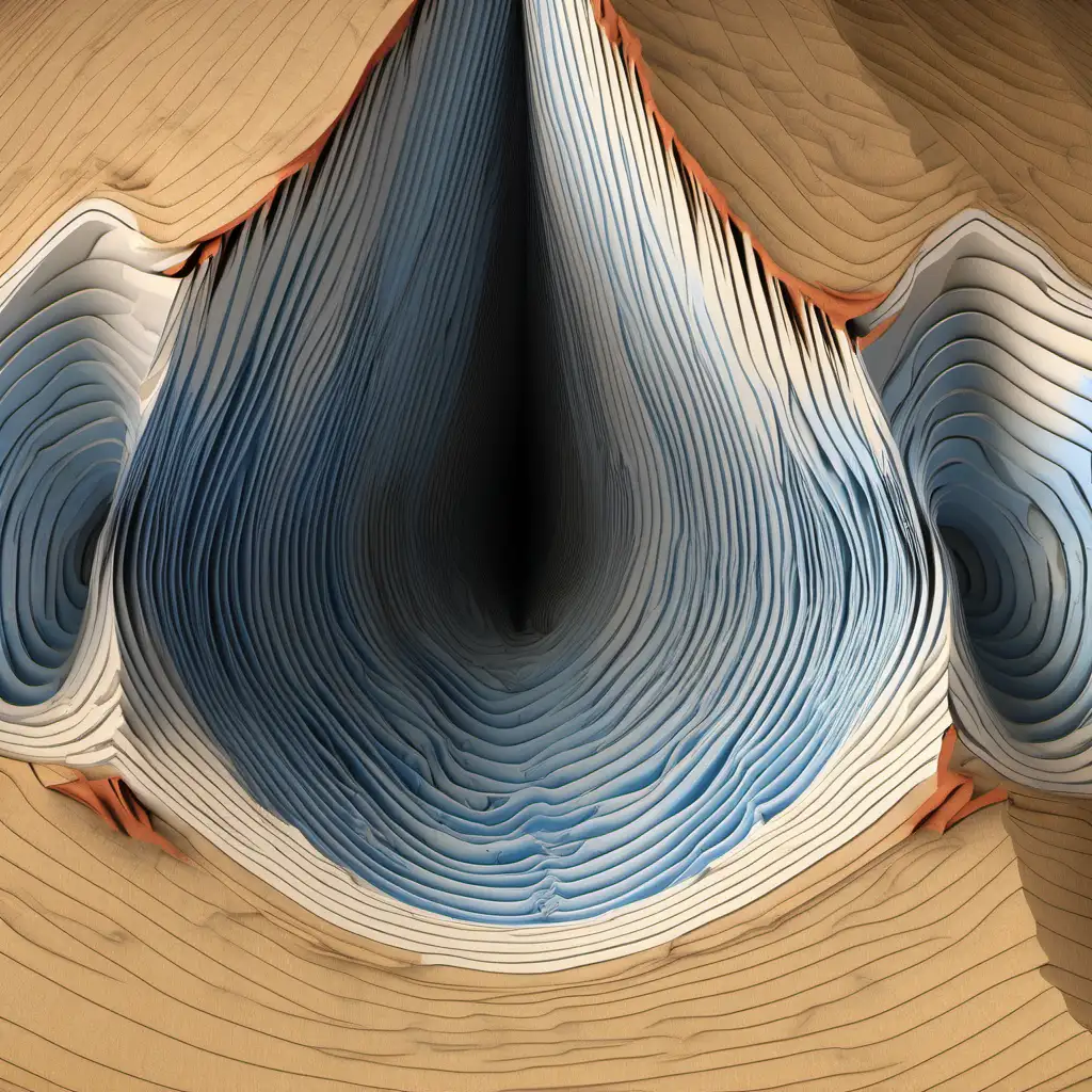 Realistic Seismic Cross Section Through Folds