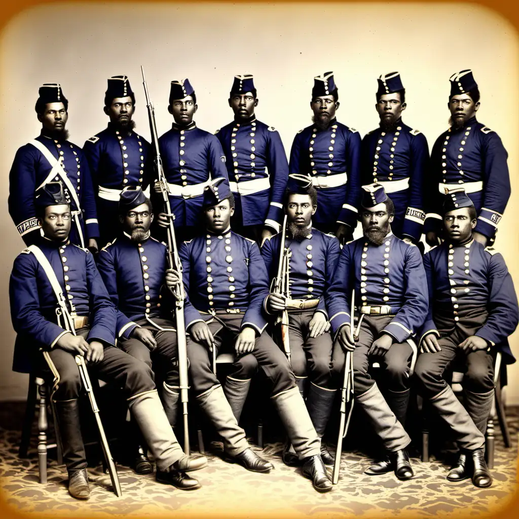 54th Massachusetts Infantry Regiment AfricanAmerican Troops in Civil War Action